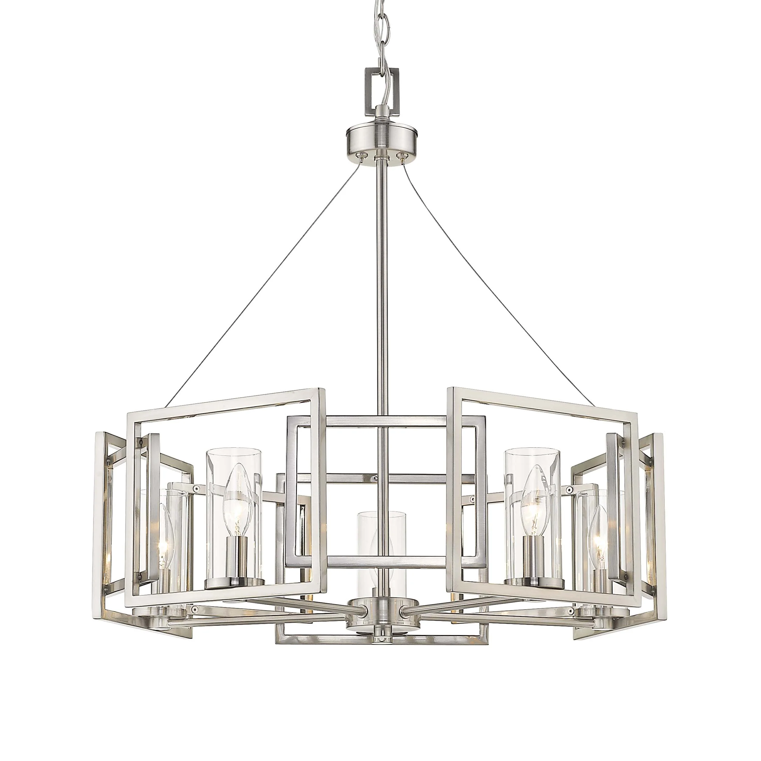 Marco 5-light Chandelier in Pewter - Image 2