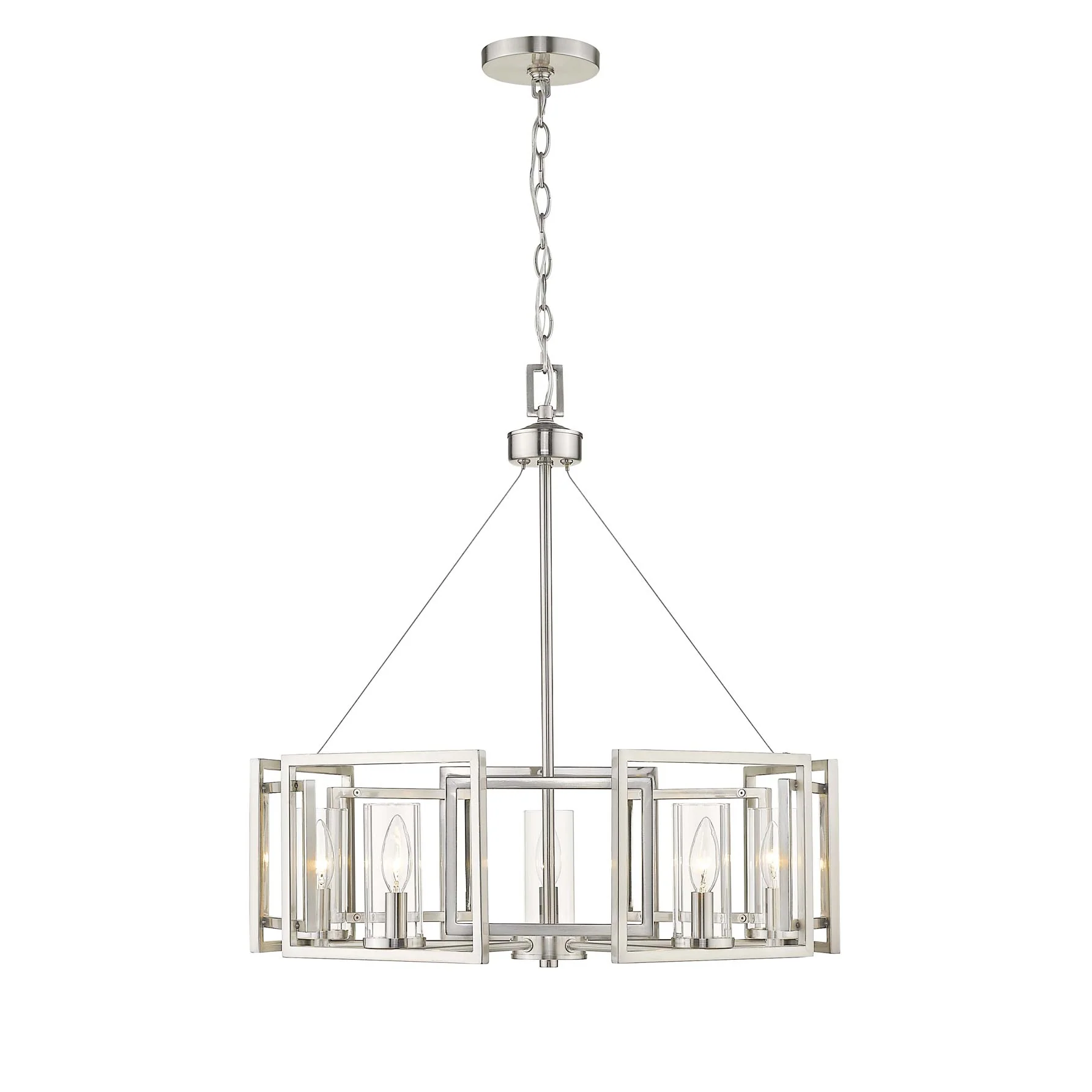 Marco 5-light Chandelier in Pewter - Image 3