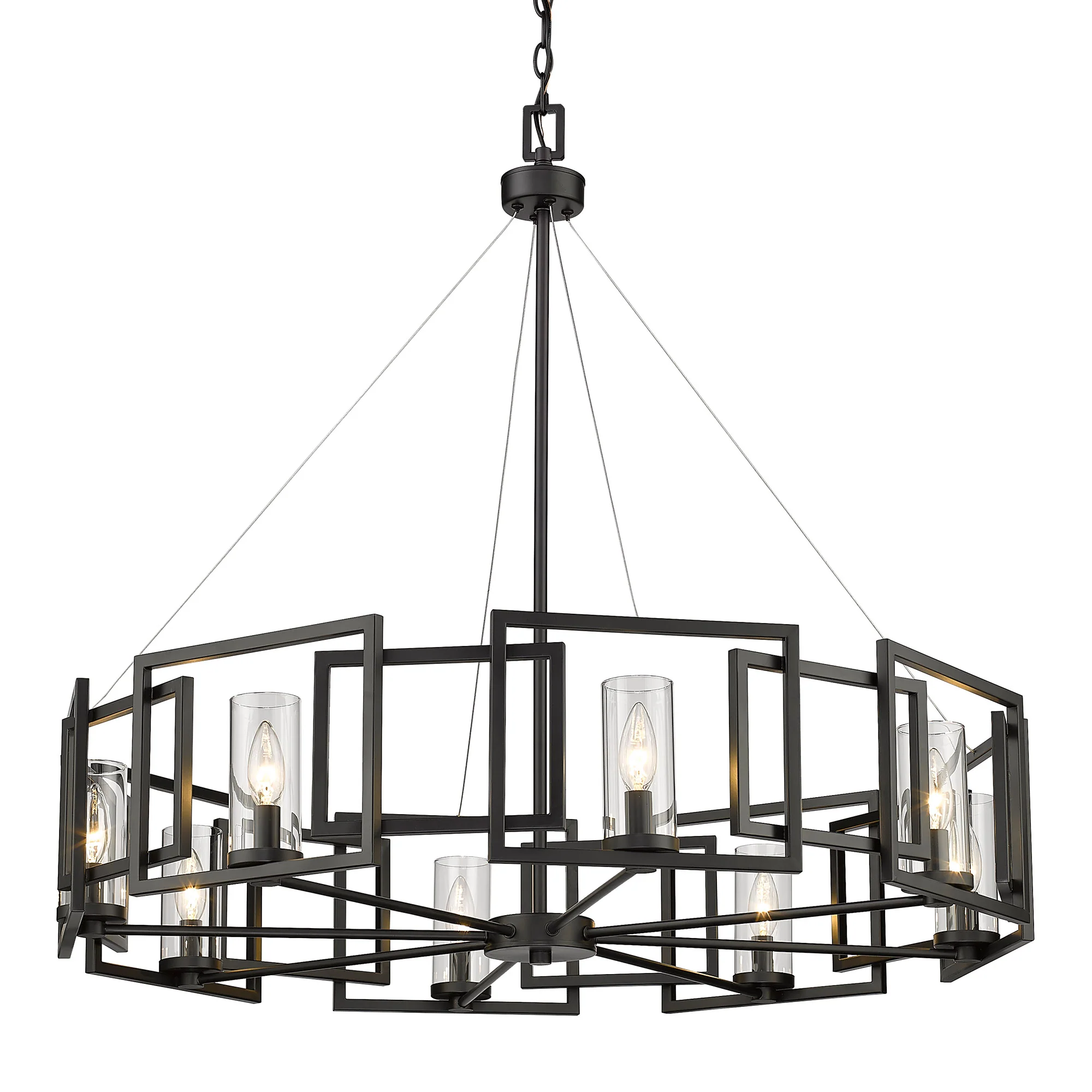 Marco 8-light Chandelier in Matte Black