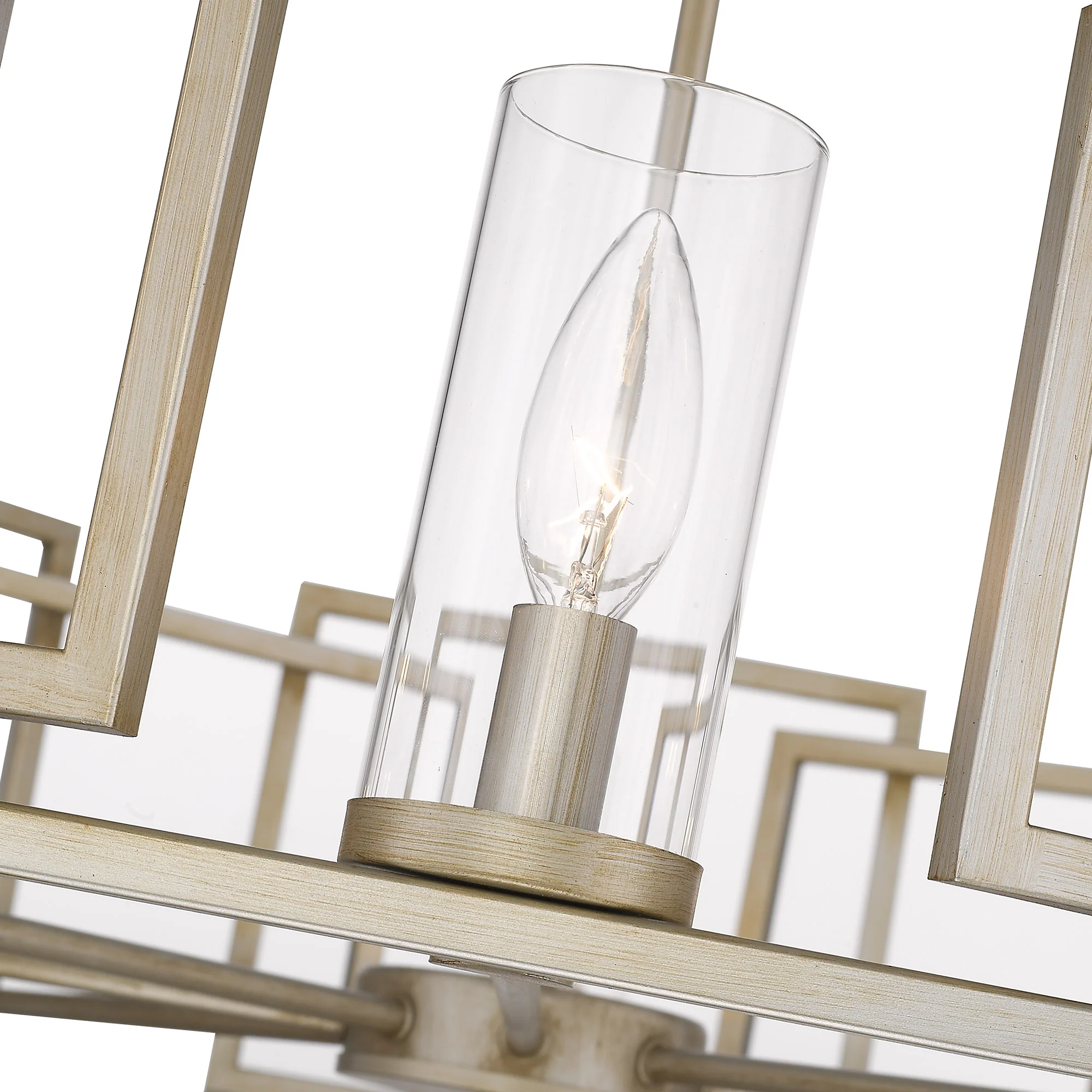 Marco 8-light Chandelier in White Gold - Image 4