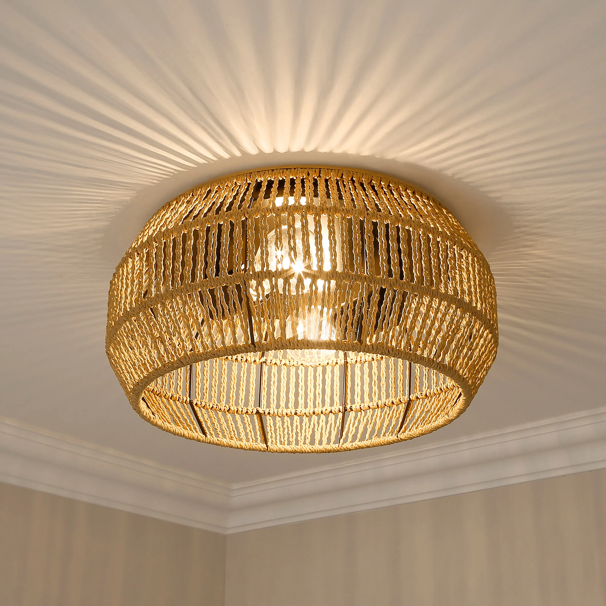 Marlee 2-light Flush Mount in Matte Black - Image 7