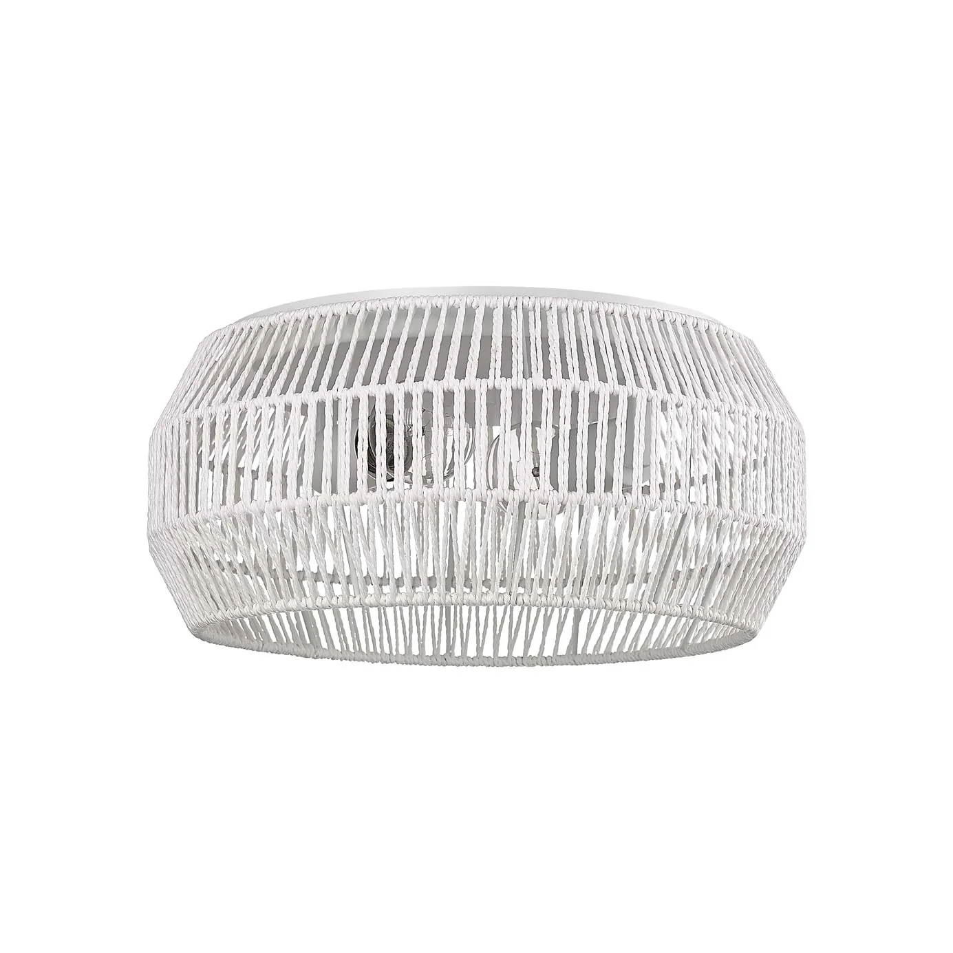 Marlee 2-light Flush Mount in Matte White - Image 4