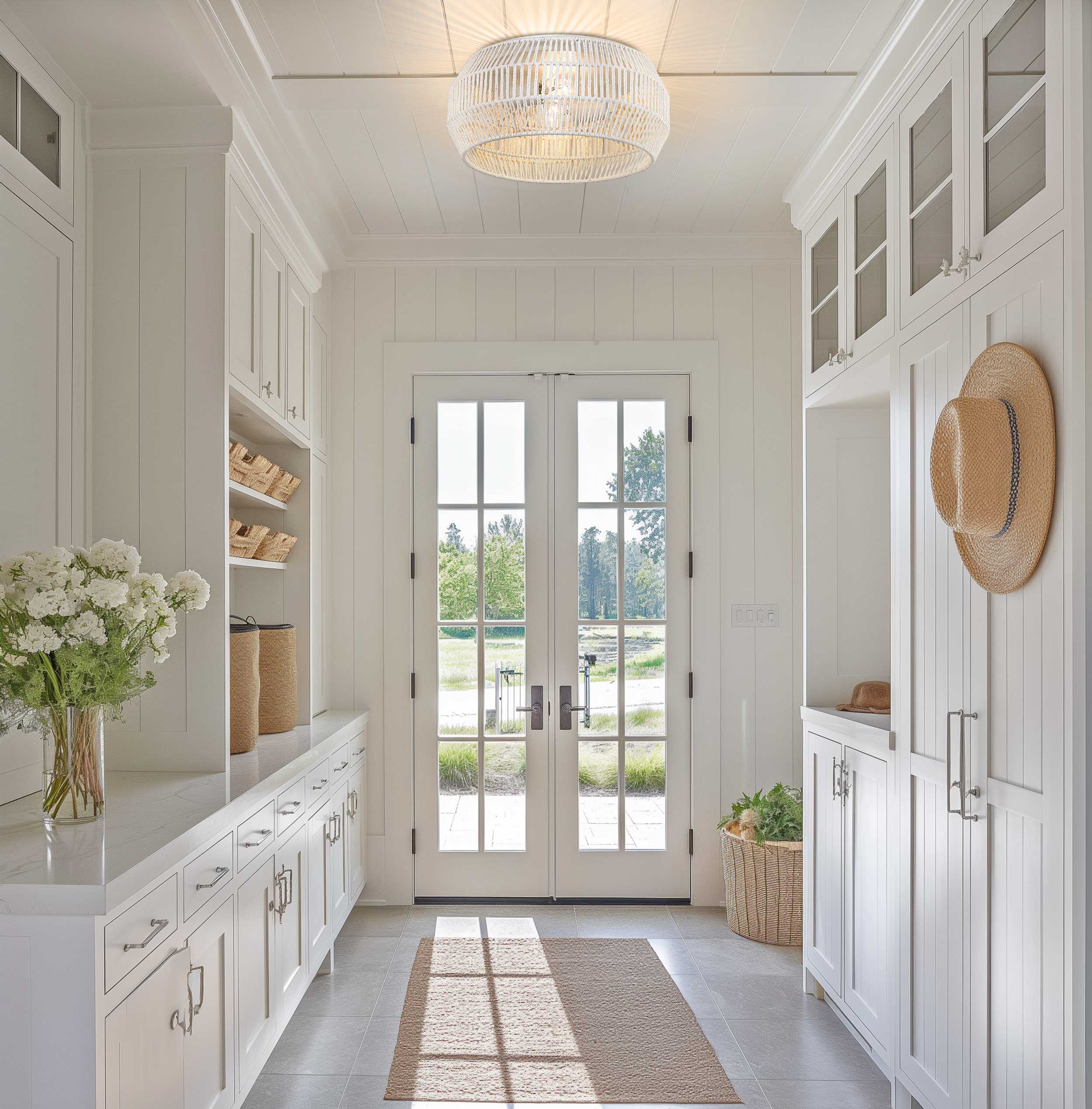 Marlee 2-light Flush Mount in Matte White - Image 7