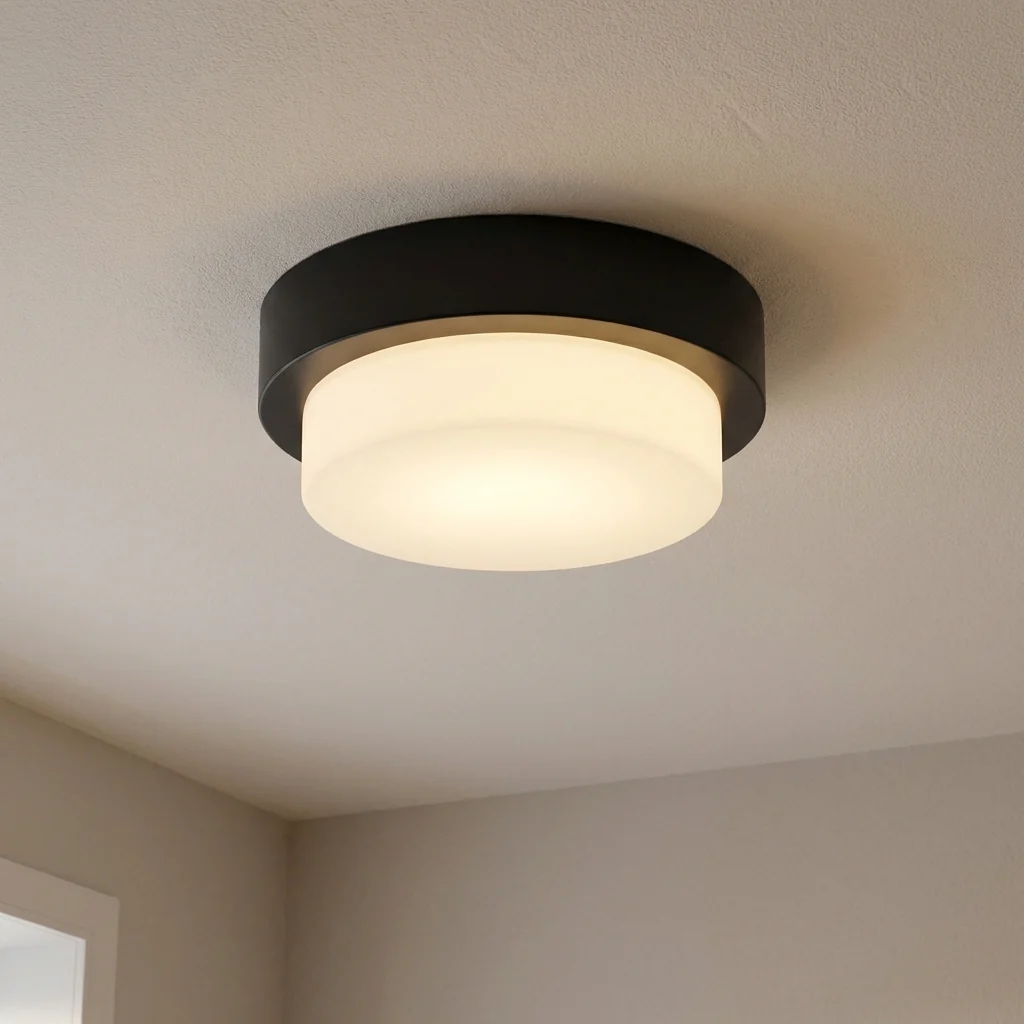 Morgon 1-light Flush Mount in Matte Black - Image 5