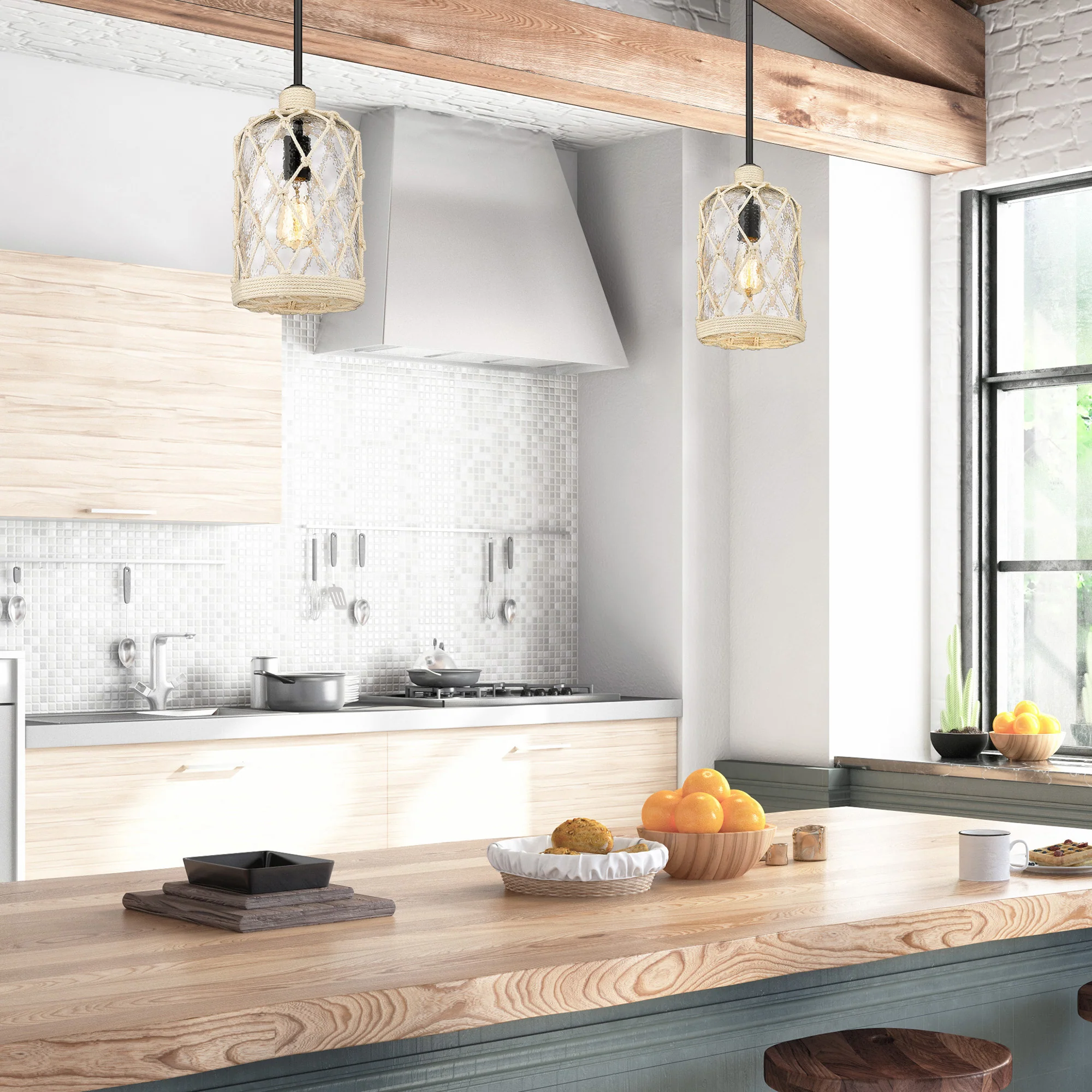 Nassau 1-light Pendant in Matte Black - Image 4