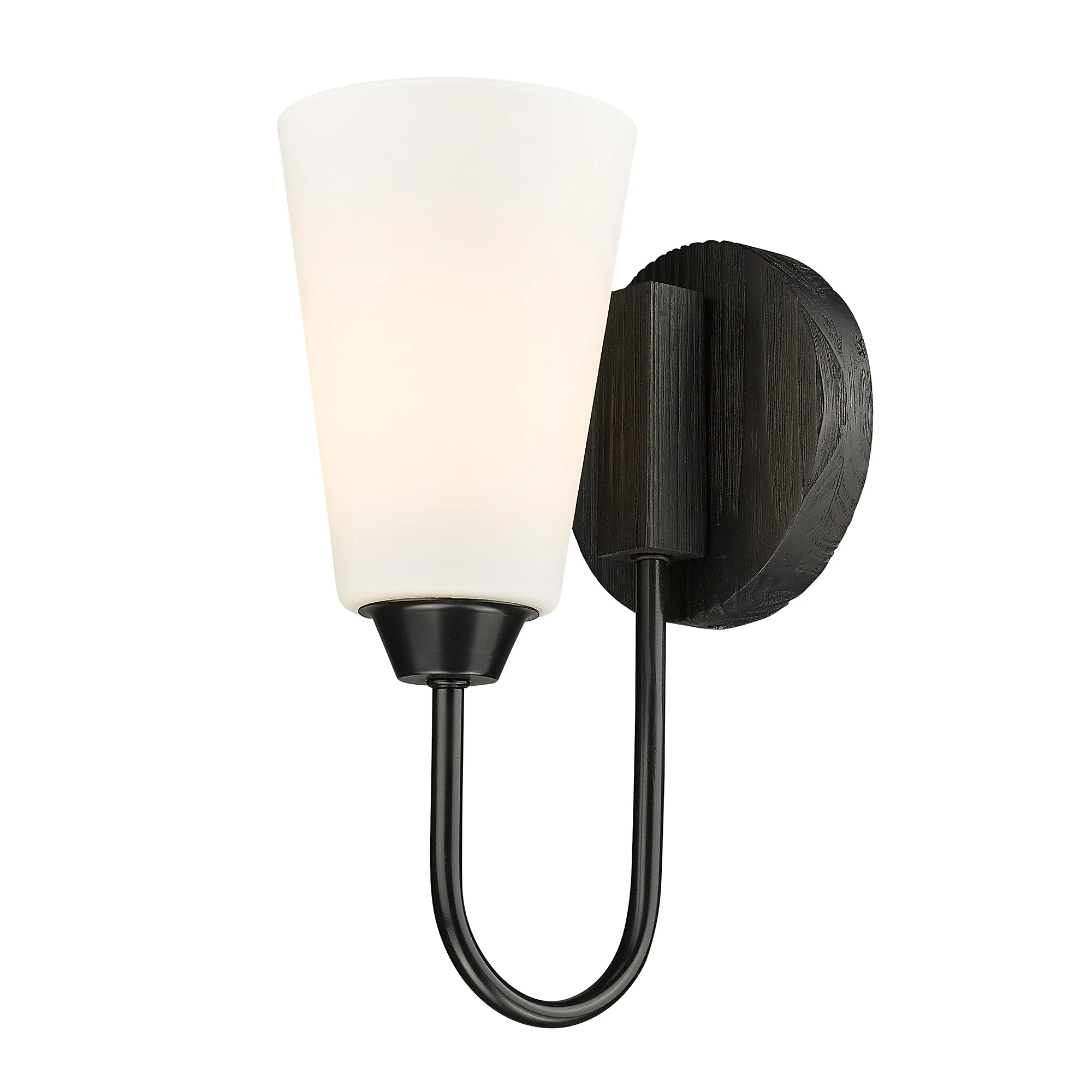 Neela 1-light Wall Sconce in Matte Black - Image 4