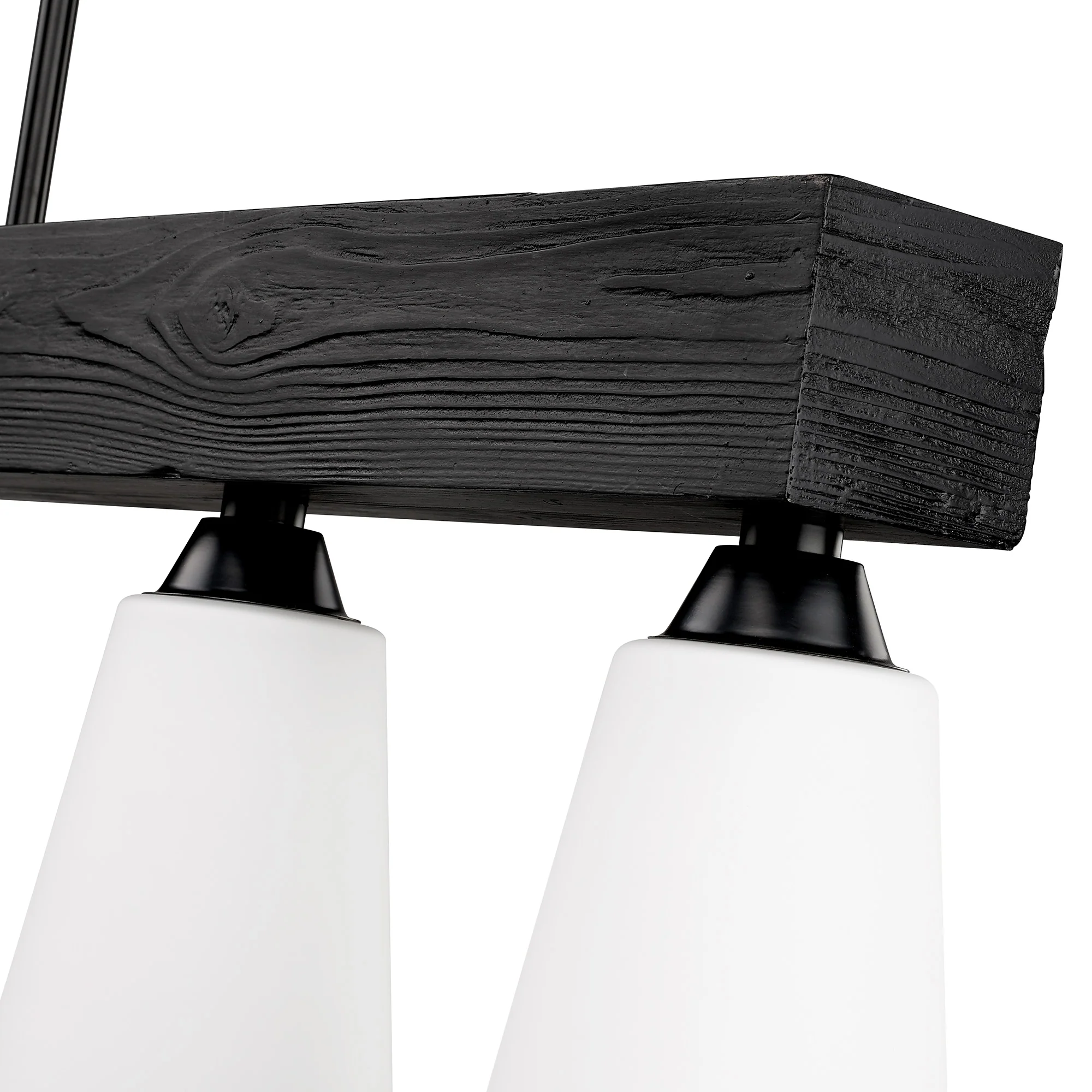Neela 5-light Island Light in Matte Black - Image 5