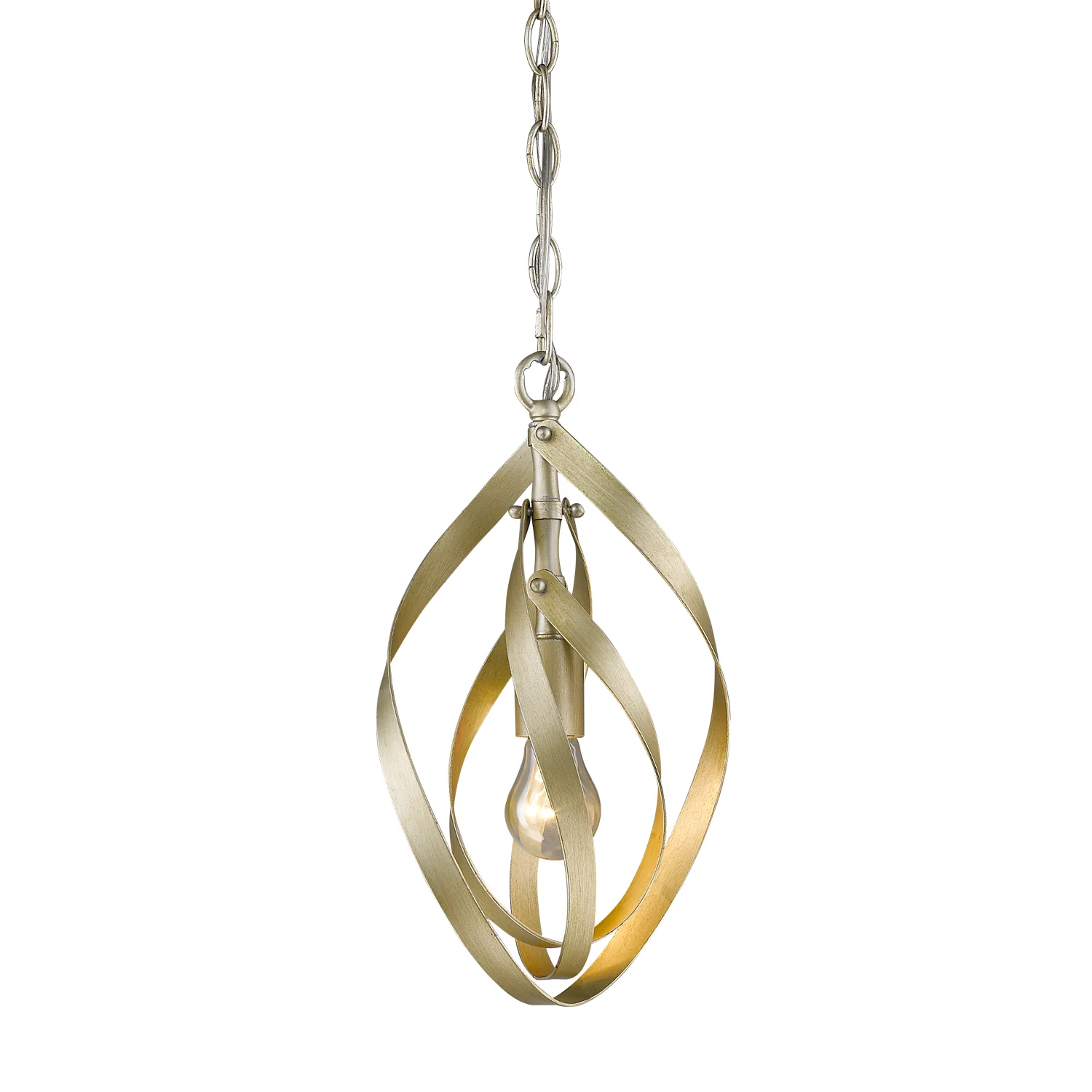 Nicolette 1-light Pendant in White Gold - Image 2