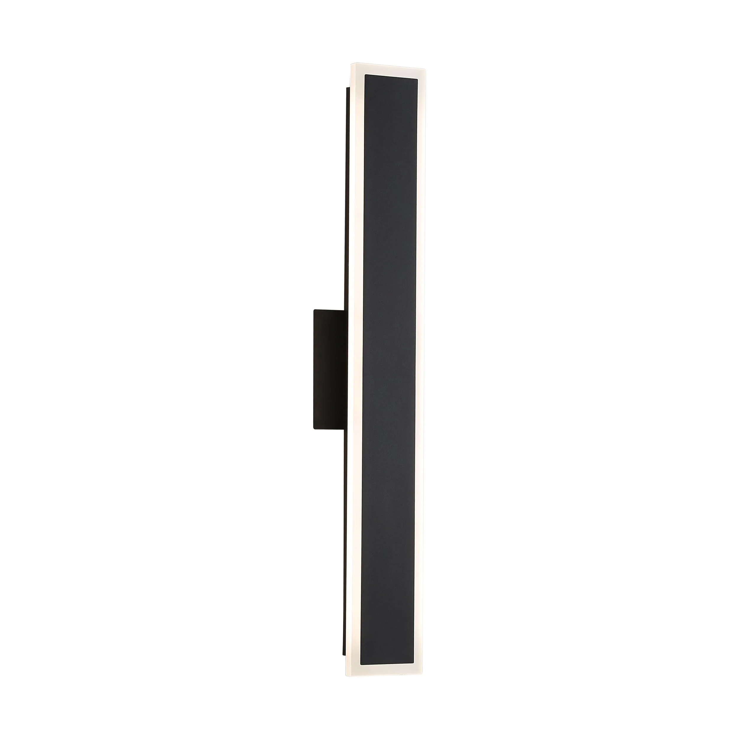 Obsidian Integrated LED 24in Outdoor Wall in Sand Black