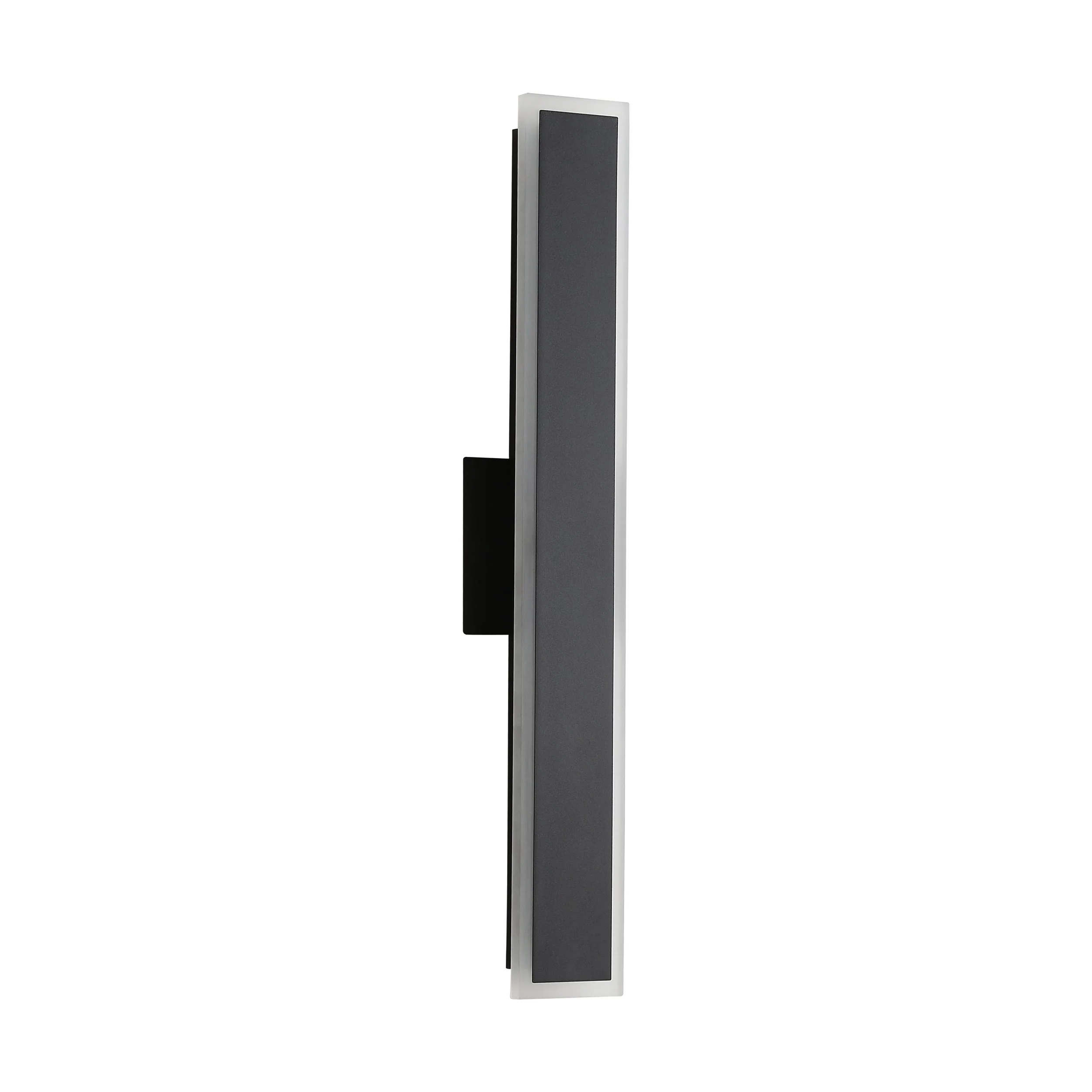Obsidian Integrated LED 24in Outdoor Wall in Sand Black - Image 2