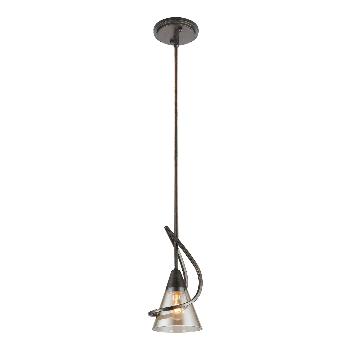 Olympia 1-light Pendant in Burnt Sienna - Image 3