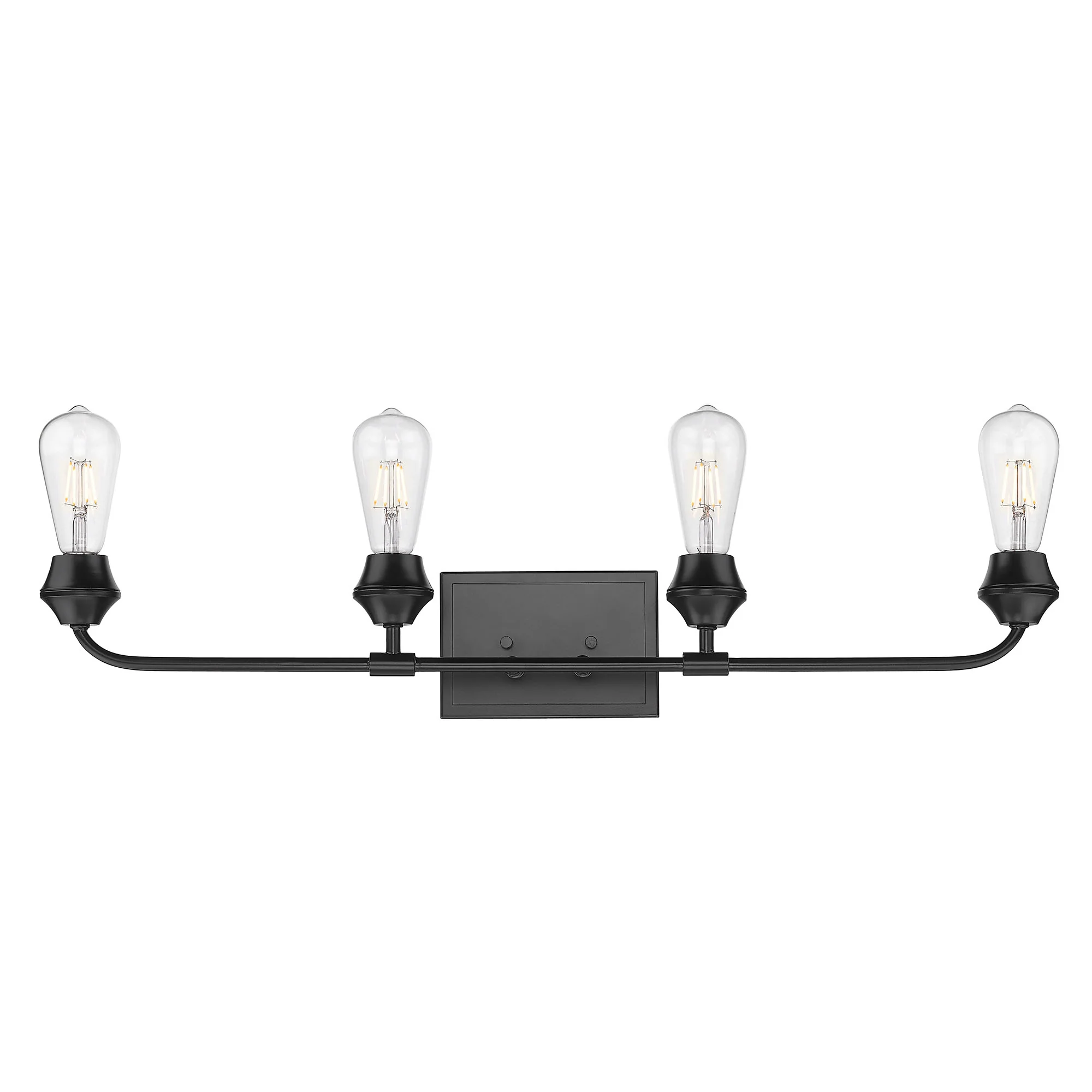 Ormond 4-light Vanity in Matte Black - Image 3