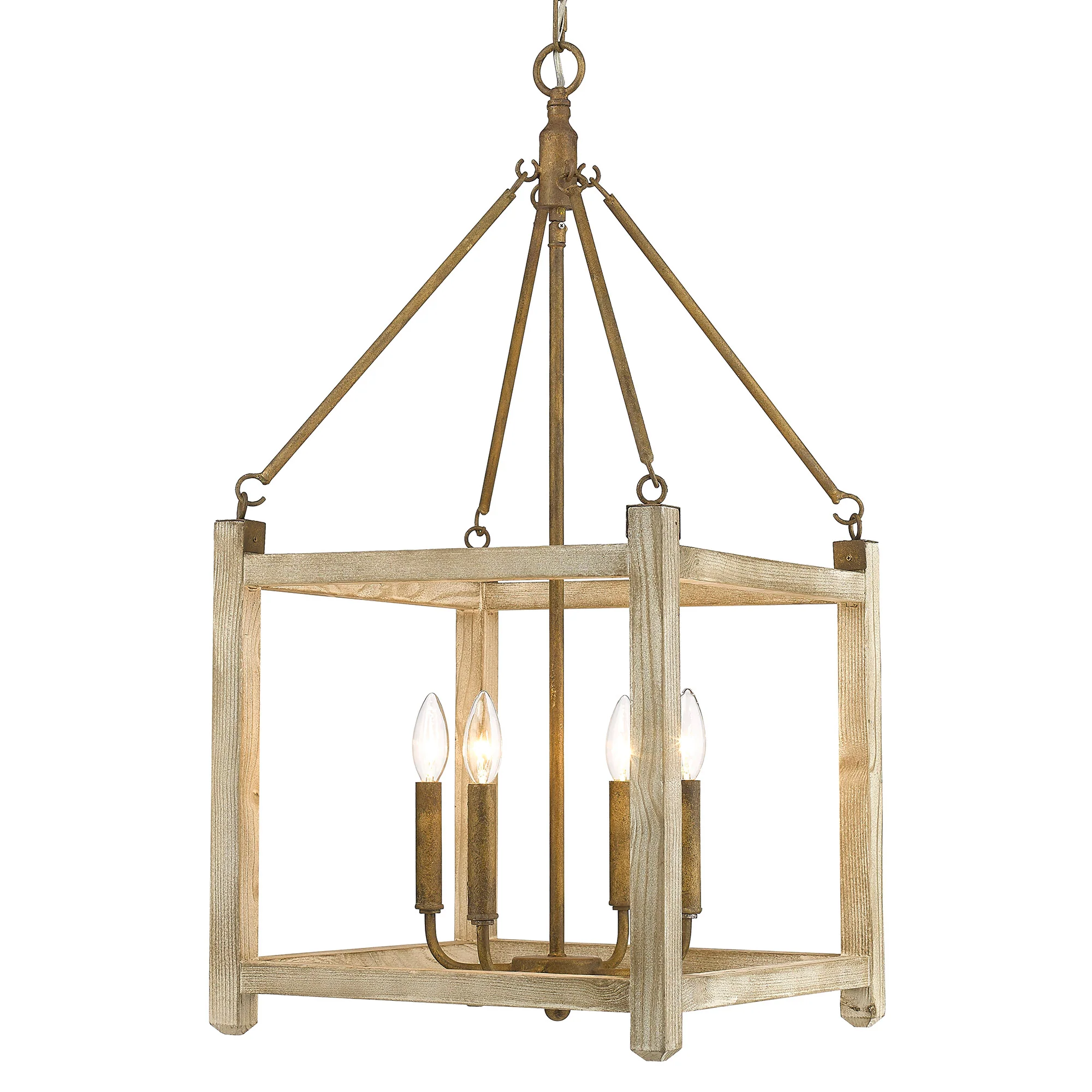 Orville 4-light Pendant in Burnished Chestnut - Image 3