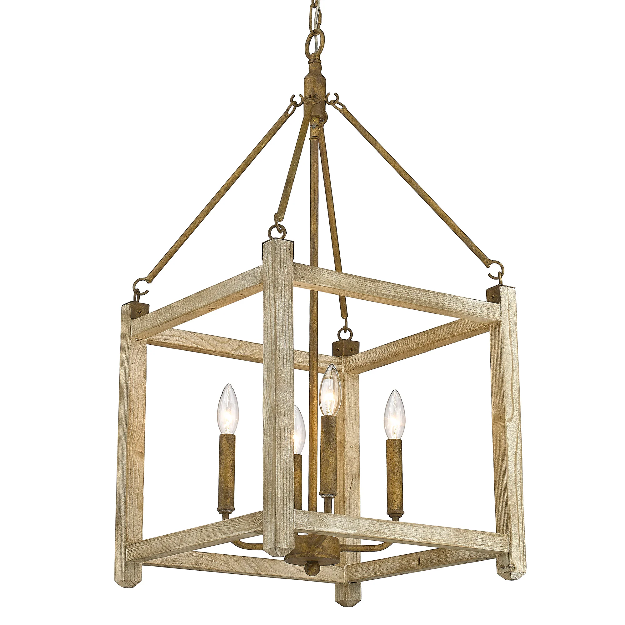 Orville 4-light Pendant in Burnished Chestnut - Image 4