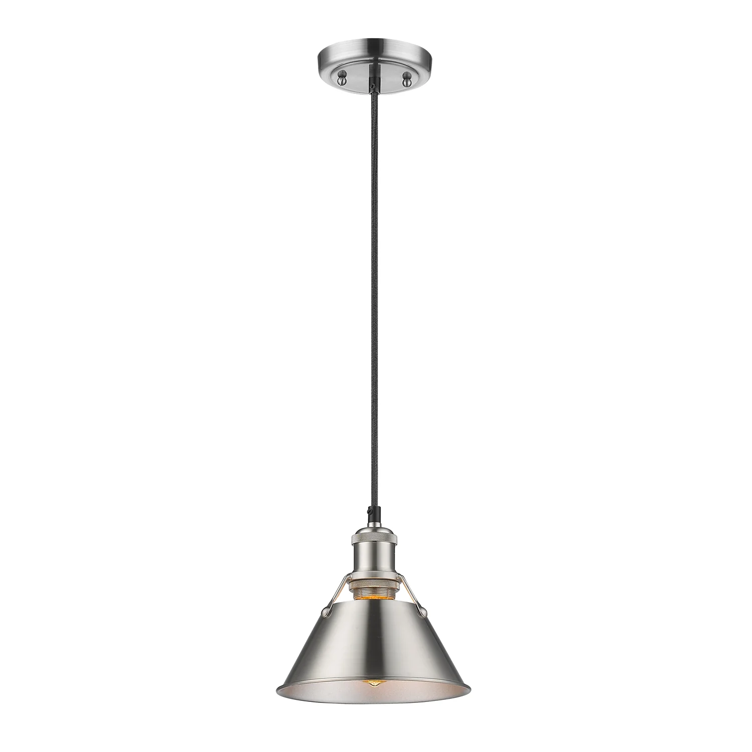 Orwell 1-light 8in Pendant in Pewter - Image 3