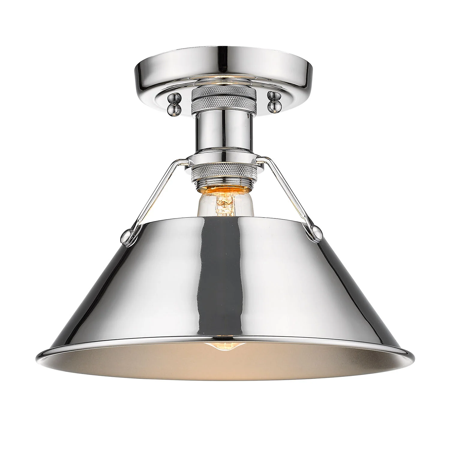 Orwell 1-light Flush Mount in Chrome