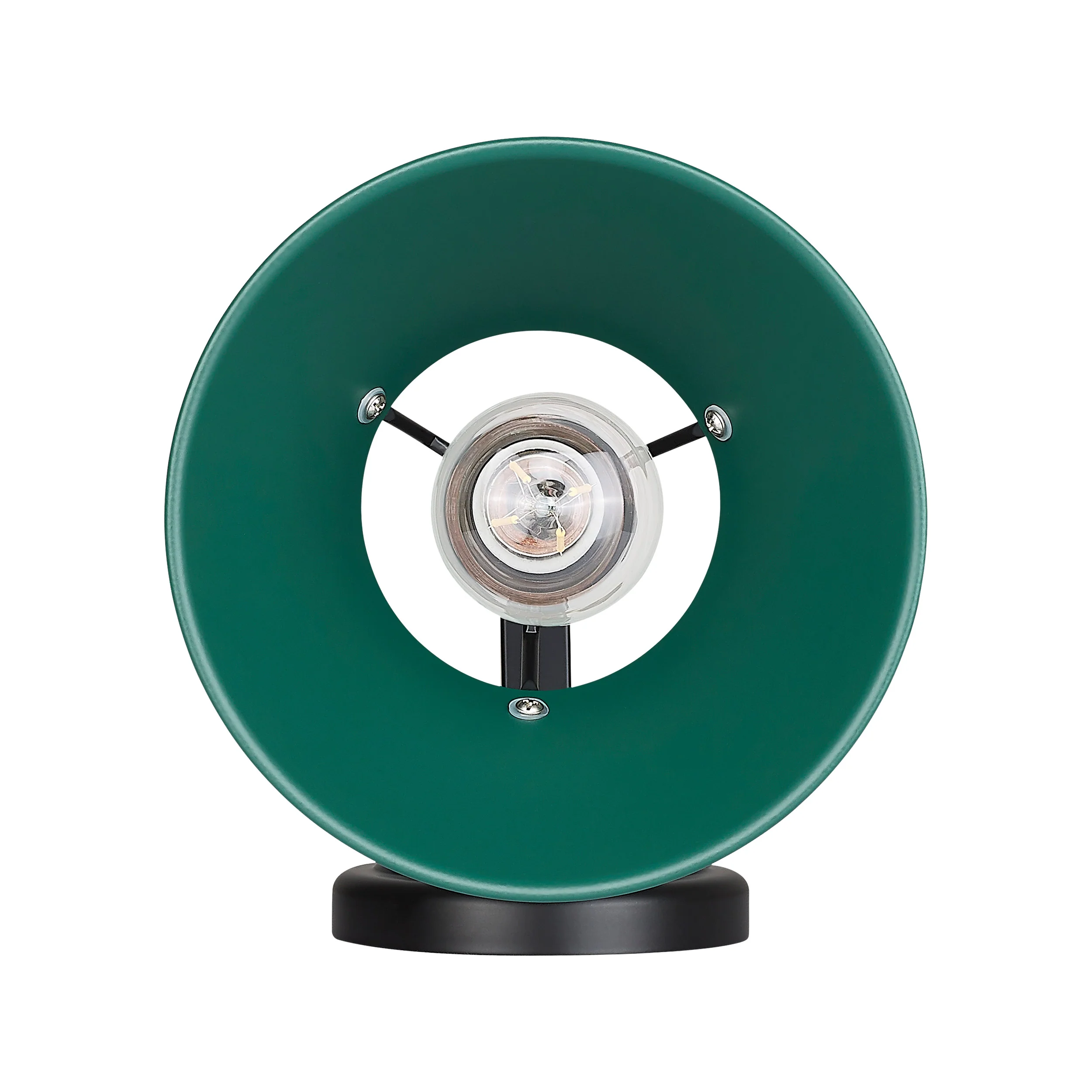 Orwell 1-light Vanity in Matte Black and Pine Green shade - Image 3
