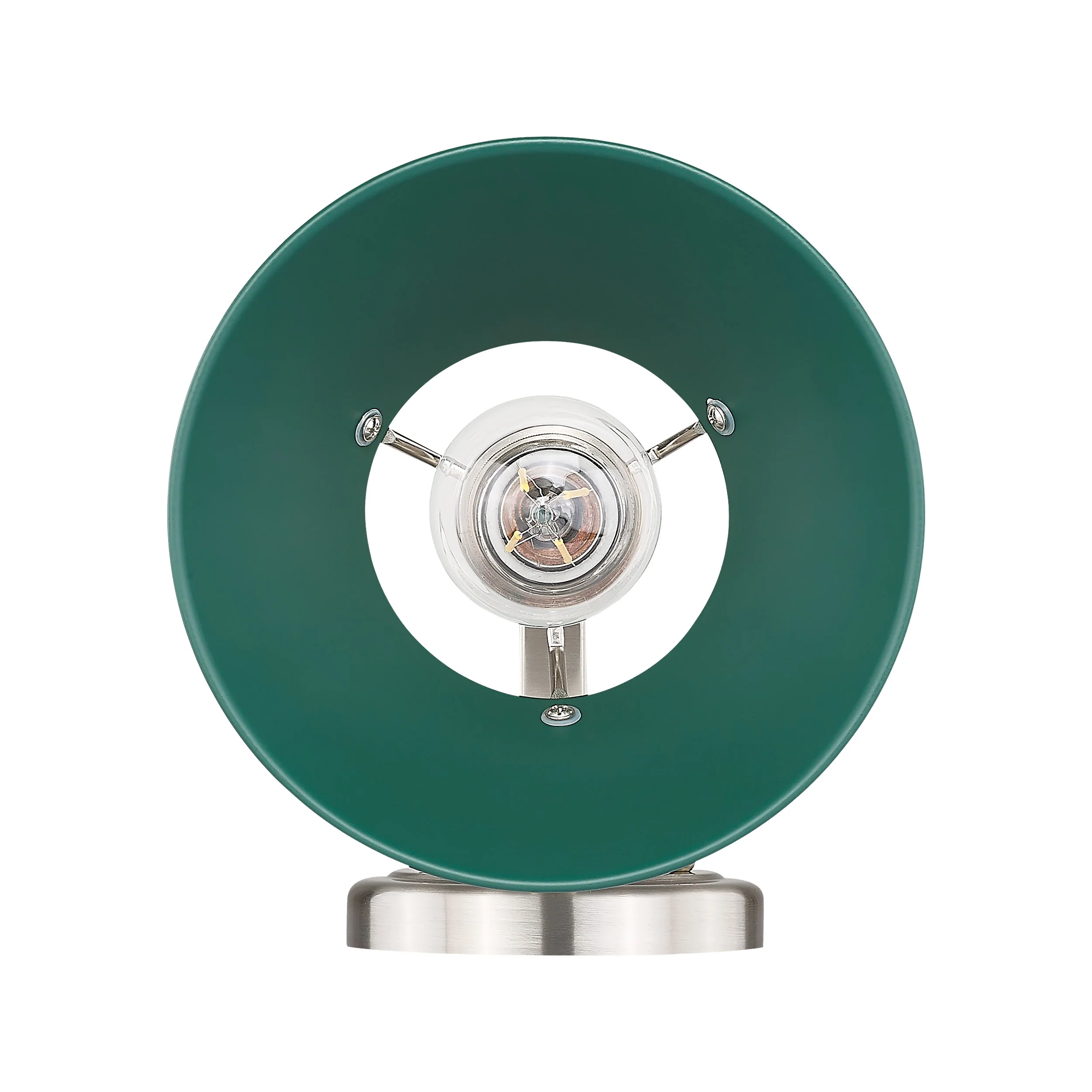Orwell 1-light Vanity in Pewter and Pine Green shade - Image 3