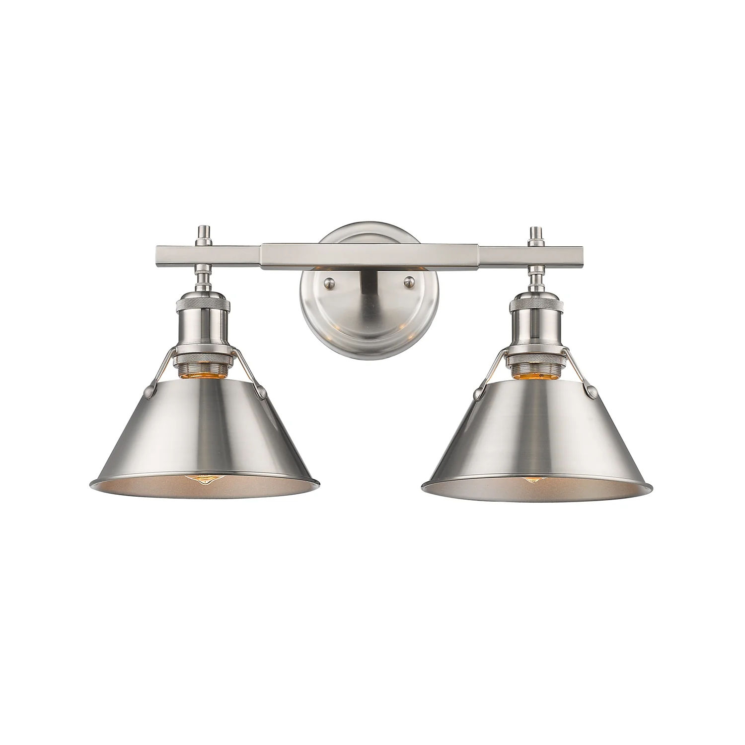 Orwell 2-light Vanity in Pewter - Image 2