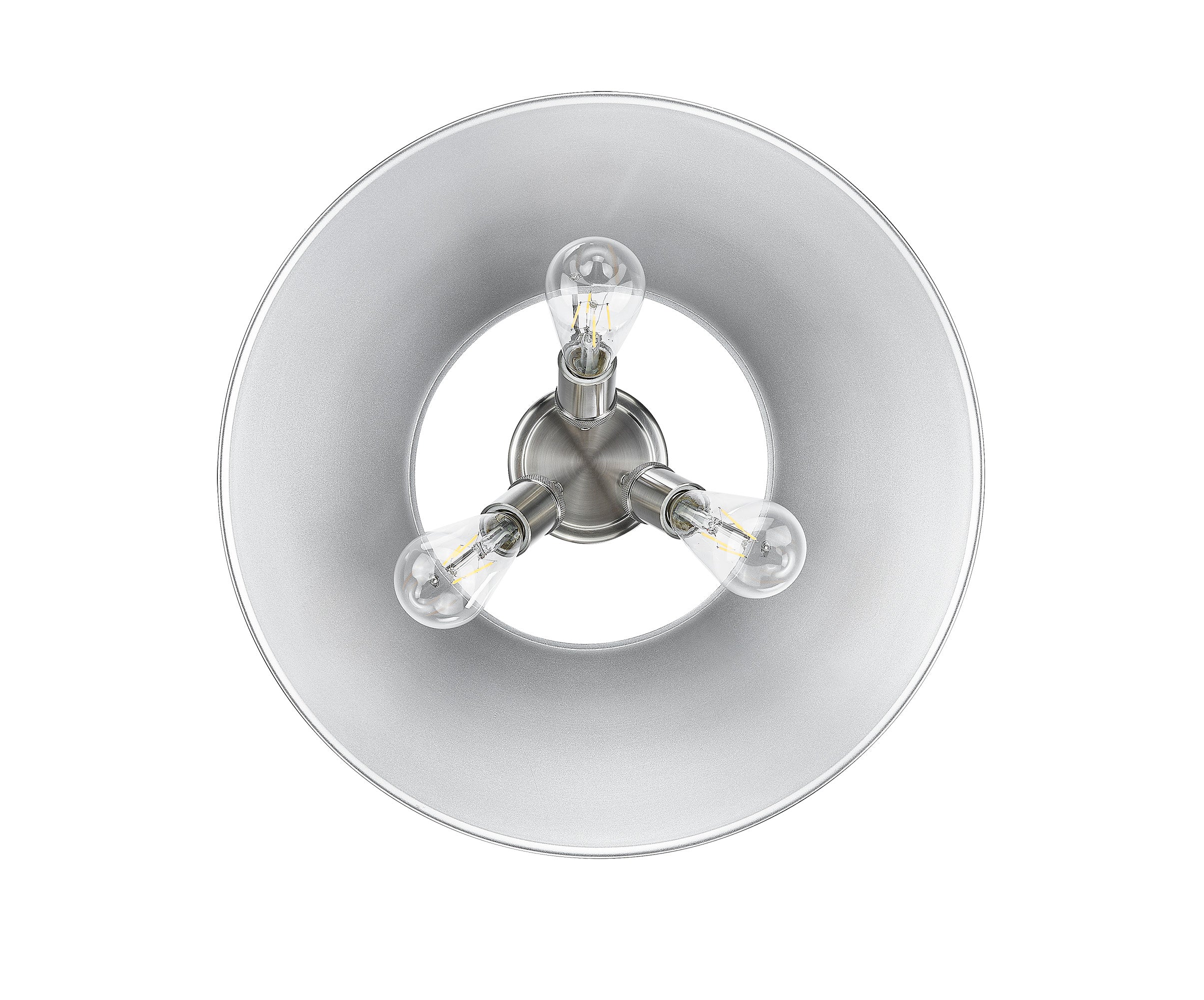 Orwell 3-light Flush Mount in Pewter - Image 2
