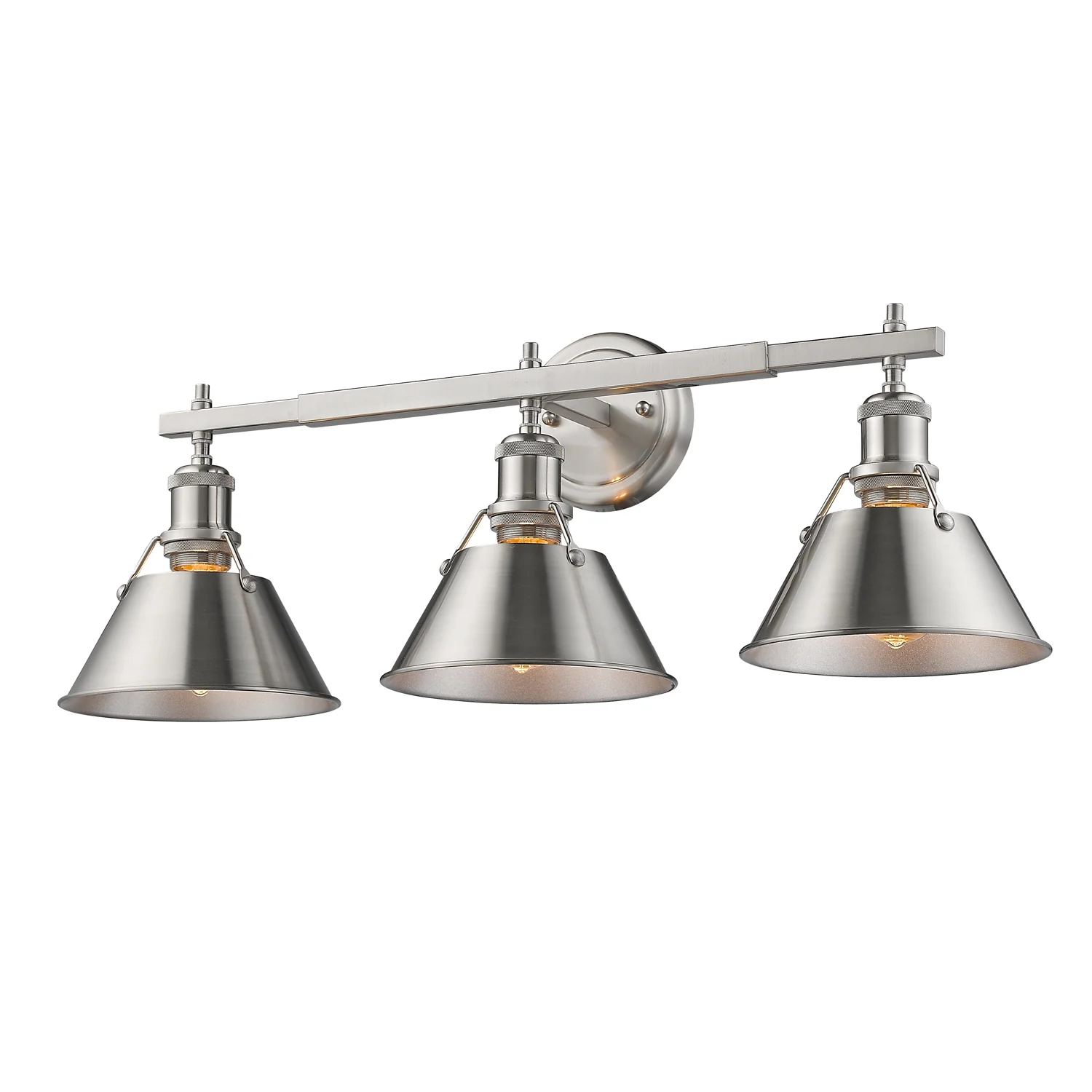 Orwell 3-light Vanity in Pewter