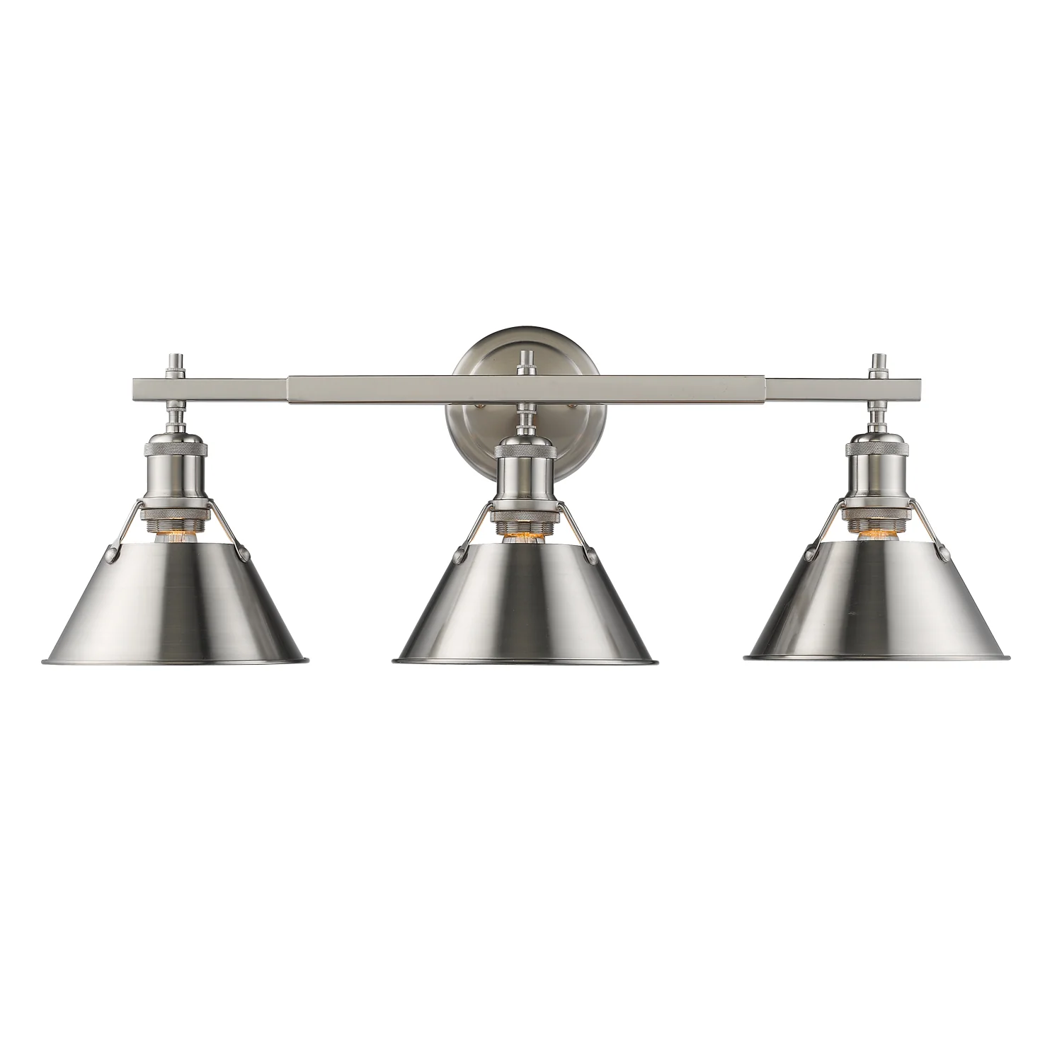Orwell 3-light Vanity in Pewter - Image 2