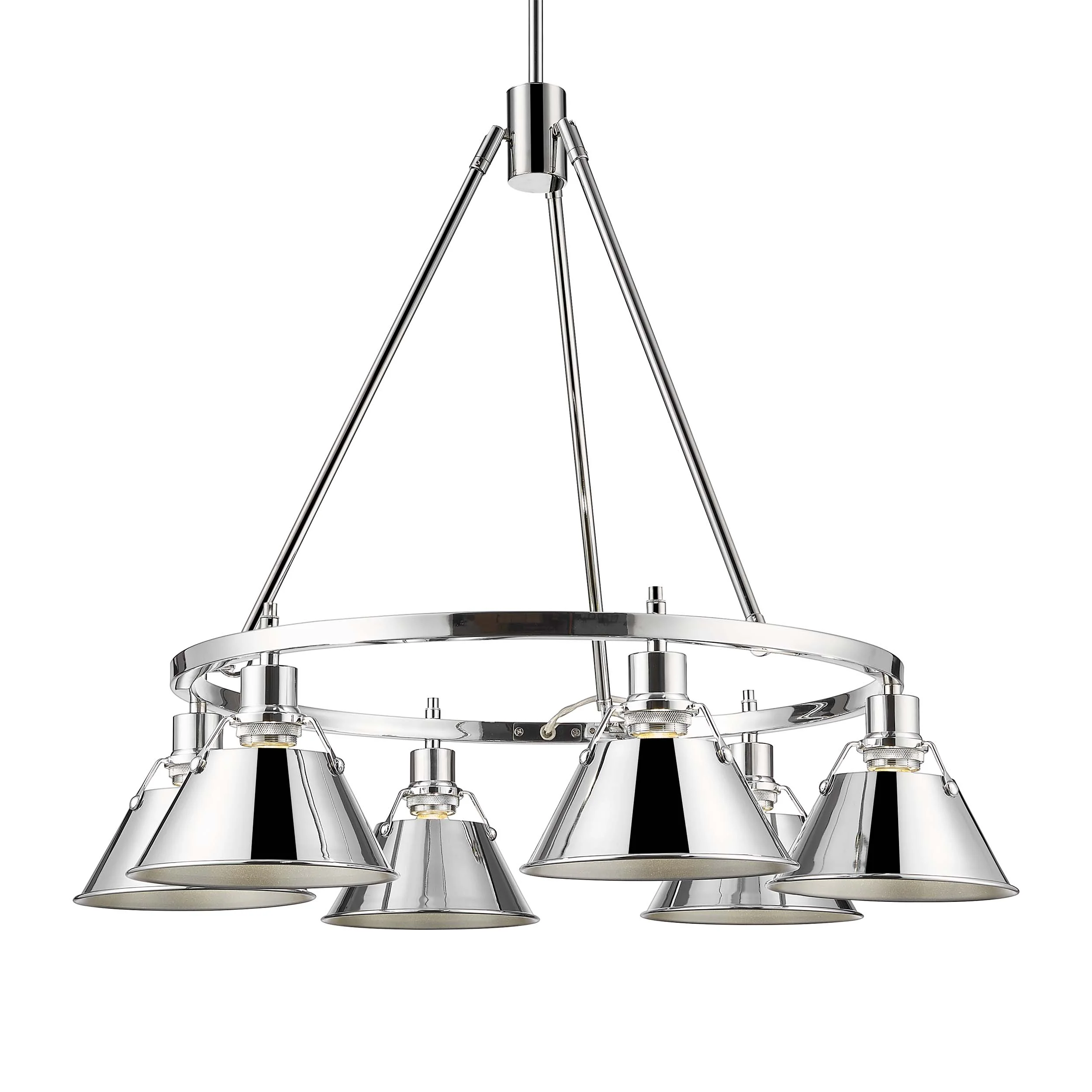 Orwell 6-light Chandelier in Chrome