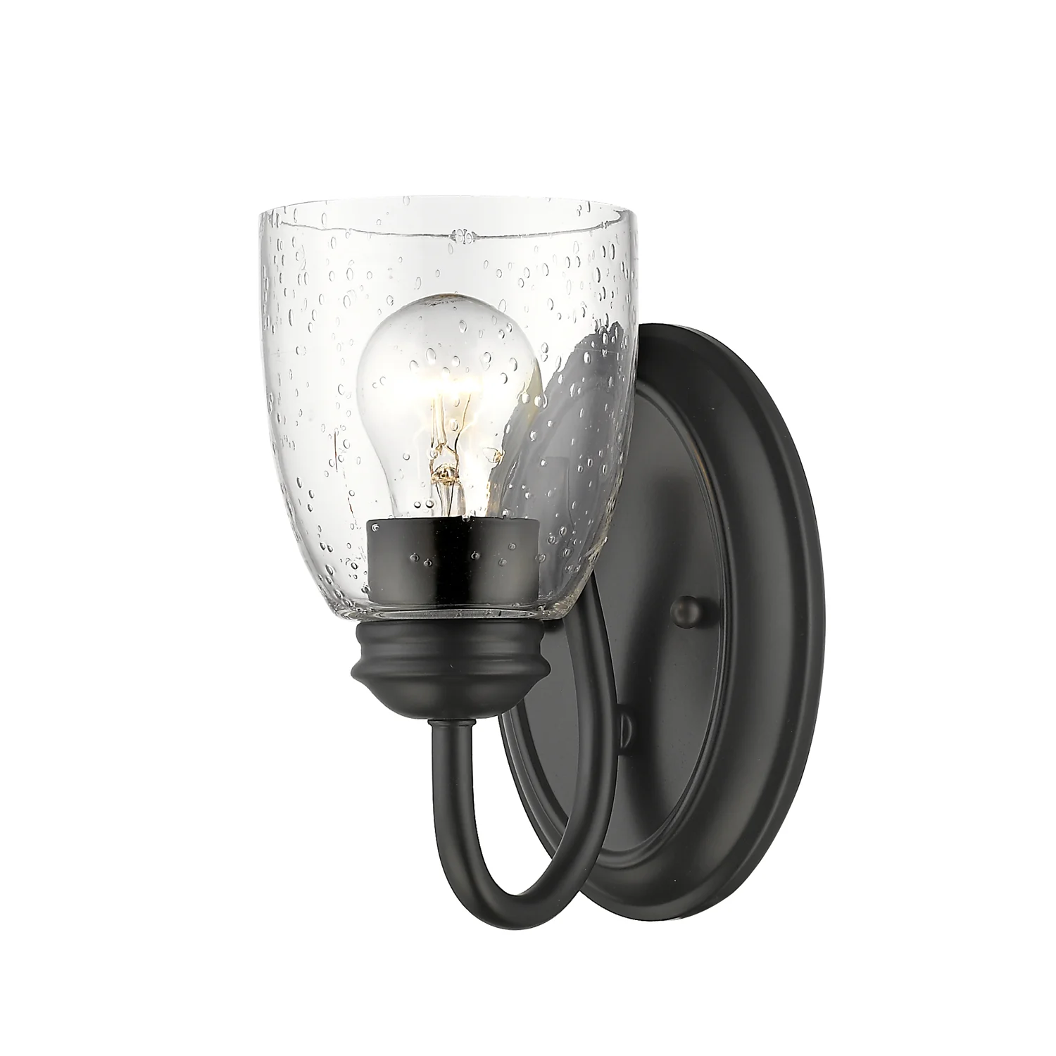Parrish 1-light Vanity in Matte Black