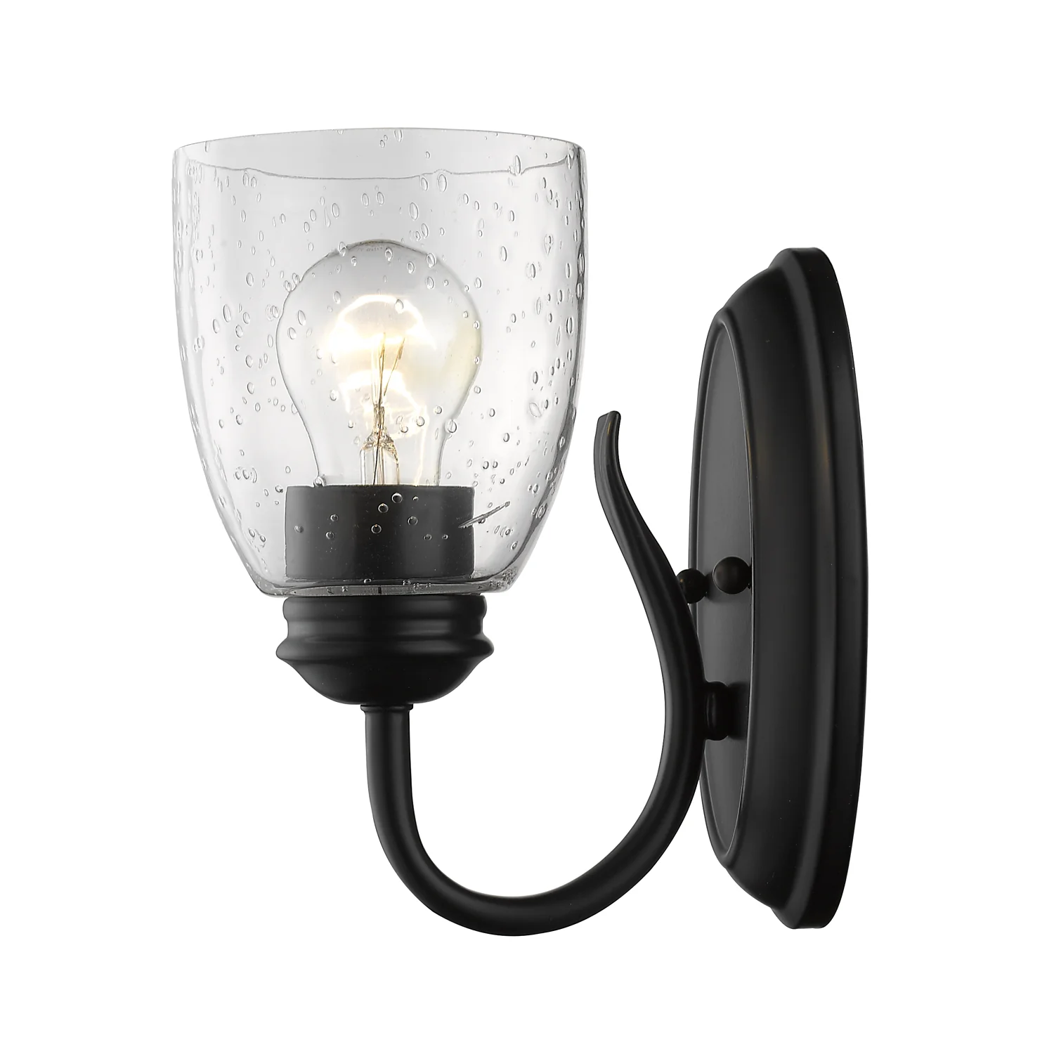 Parrish 1-light Vanity in Matte Black - Image 2