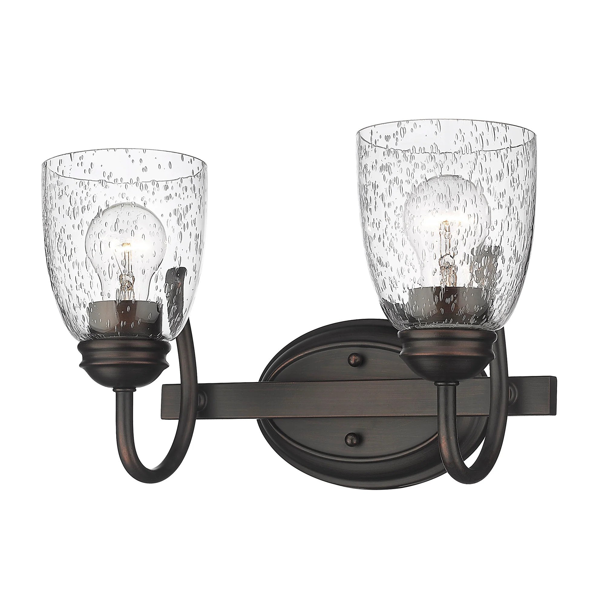Parrish 2-light Vanity in Rubbed Bronze