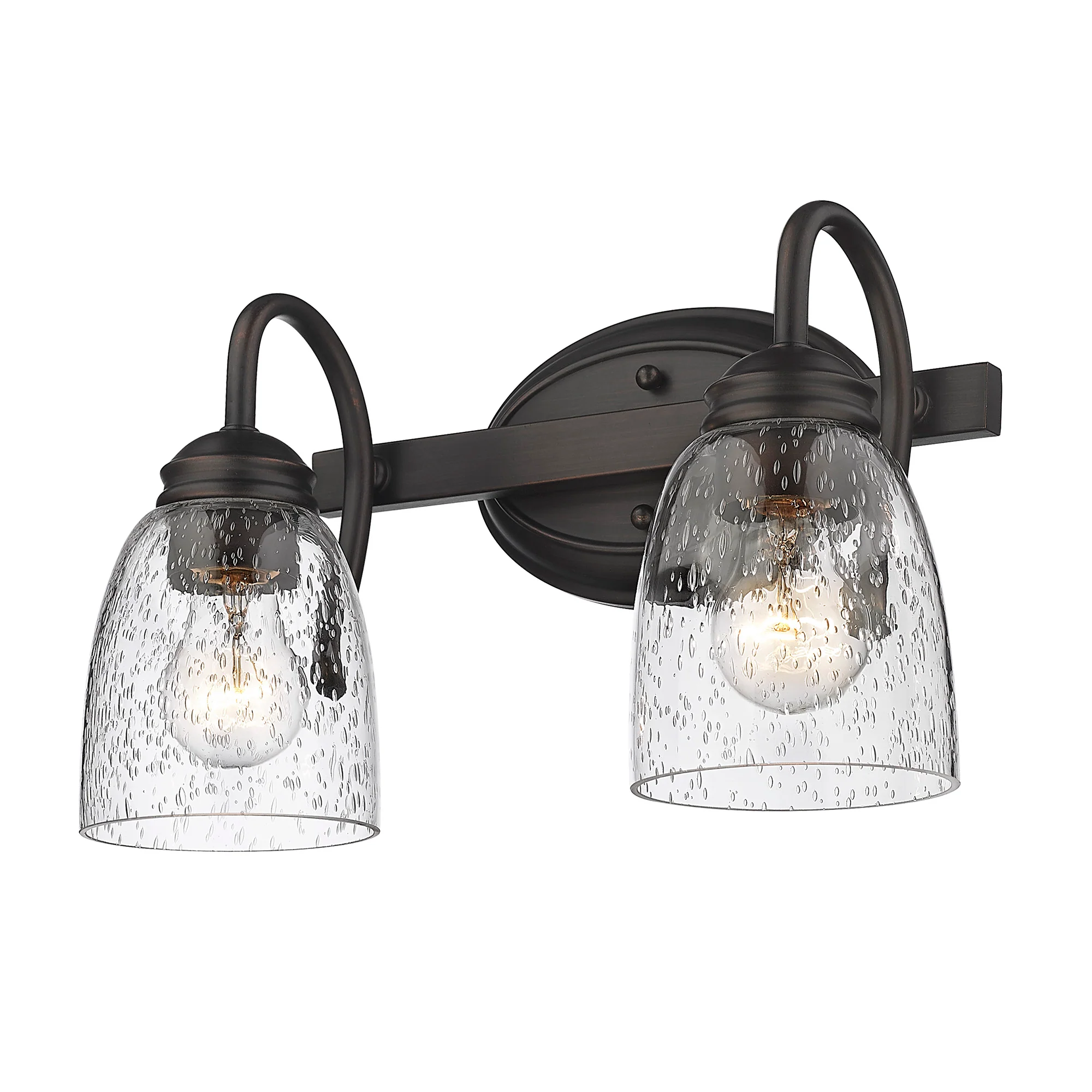 Parrish 2-light Vanity in Rubbed Bronze - Image 3