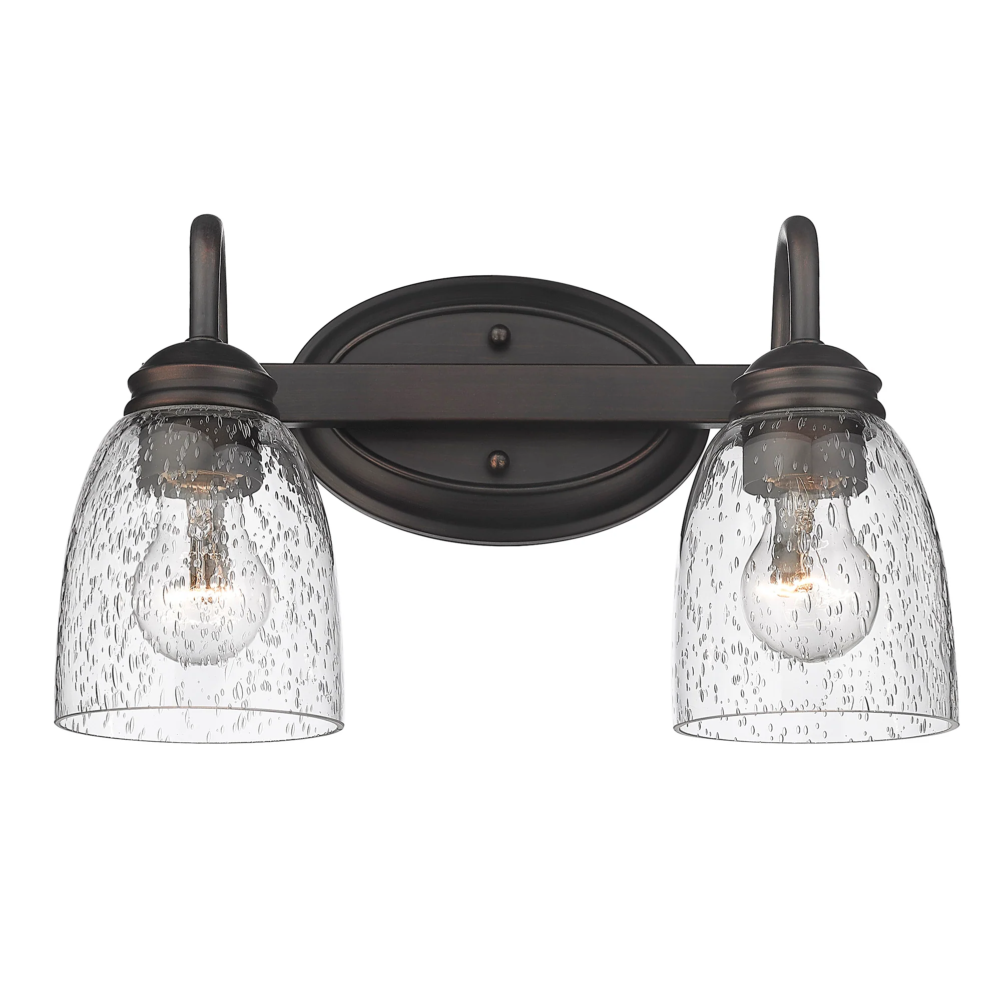 Parrish 2-light Vanity in Rubbed Bronze - Image 4