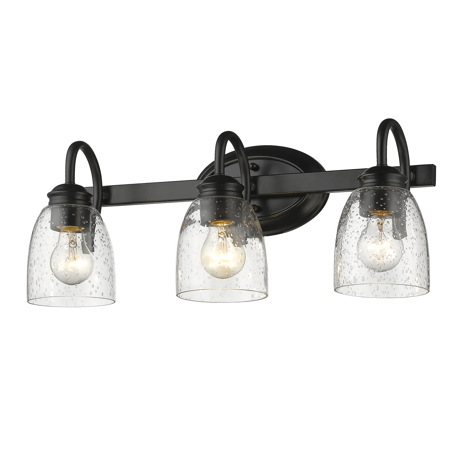 Parrish 3-light Vanity in Matte Black
