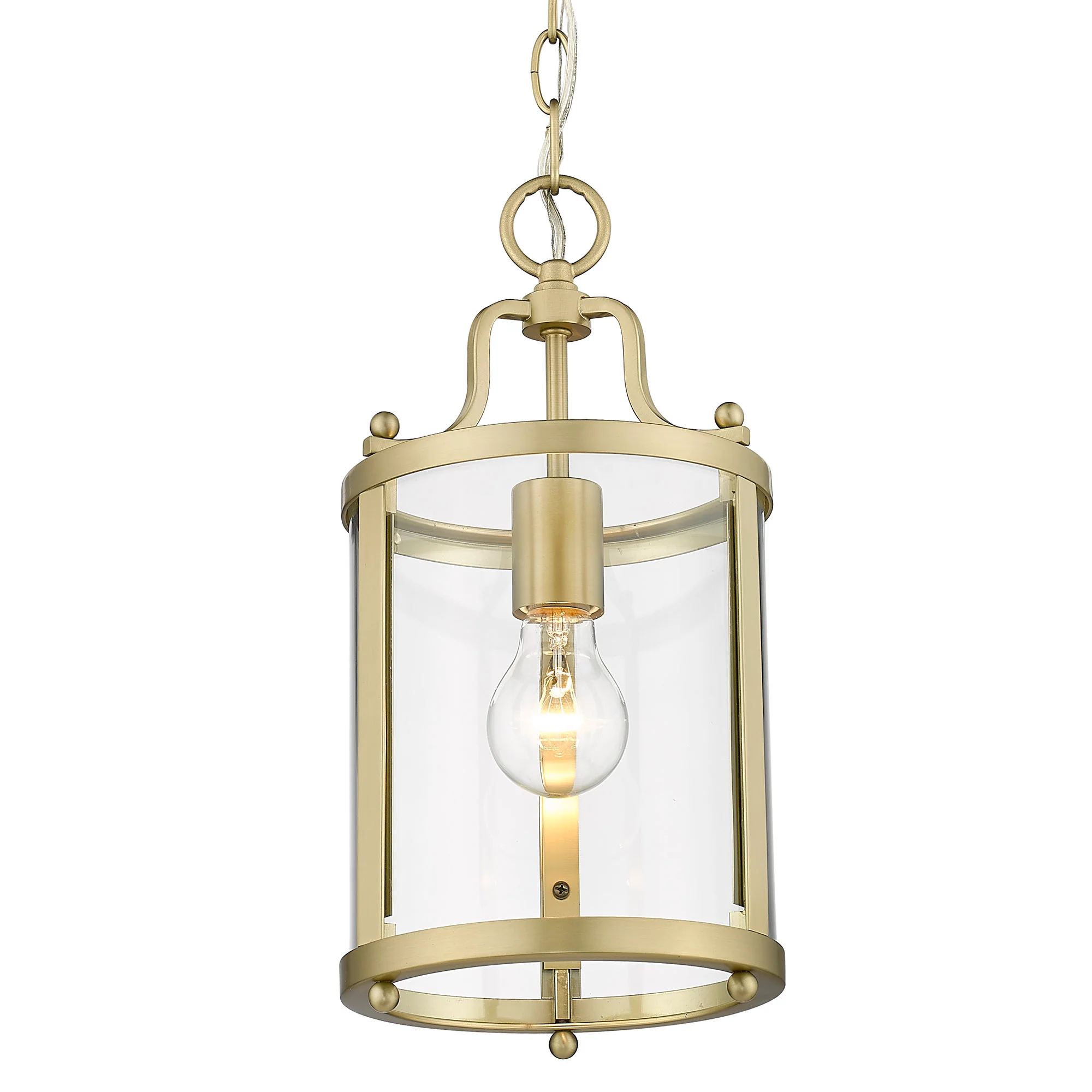 Payton 1-light Pendant in Brushed Champagne Brass