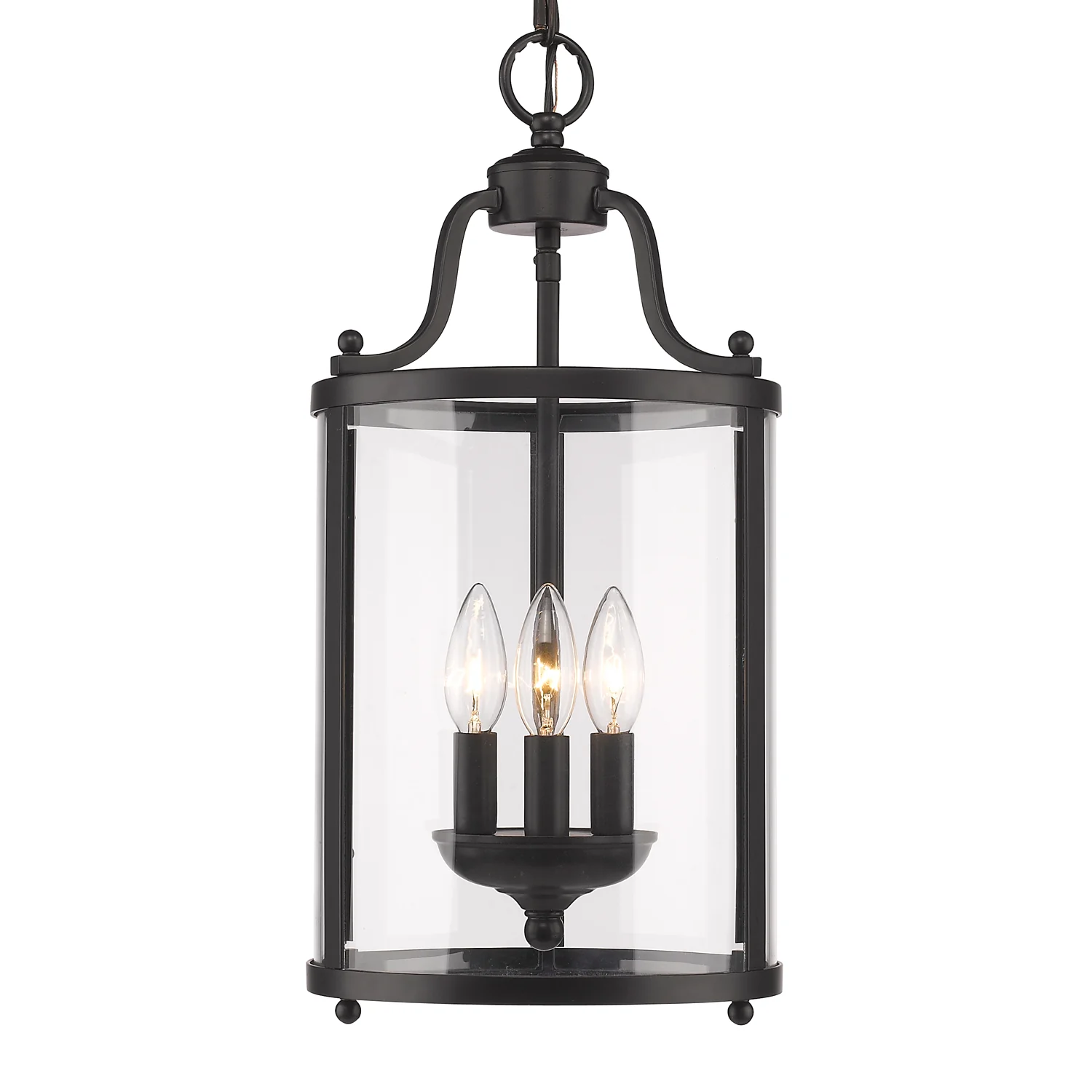 Payton 3-light Pendant in Matte Black