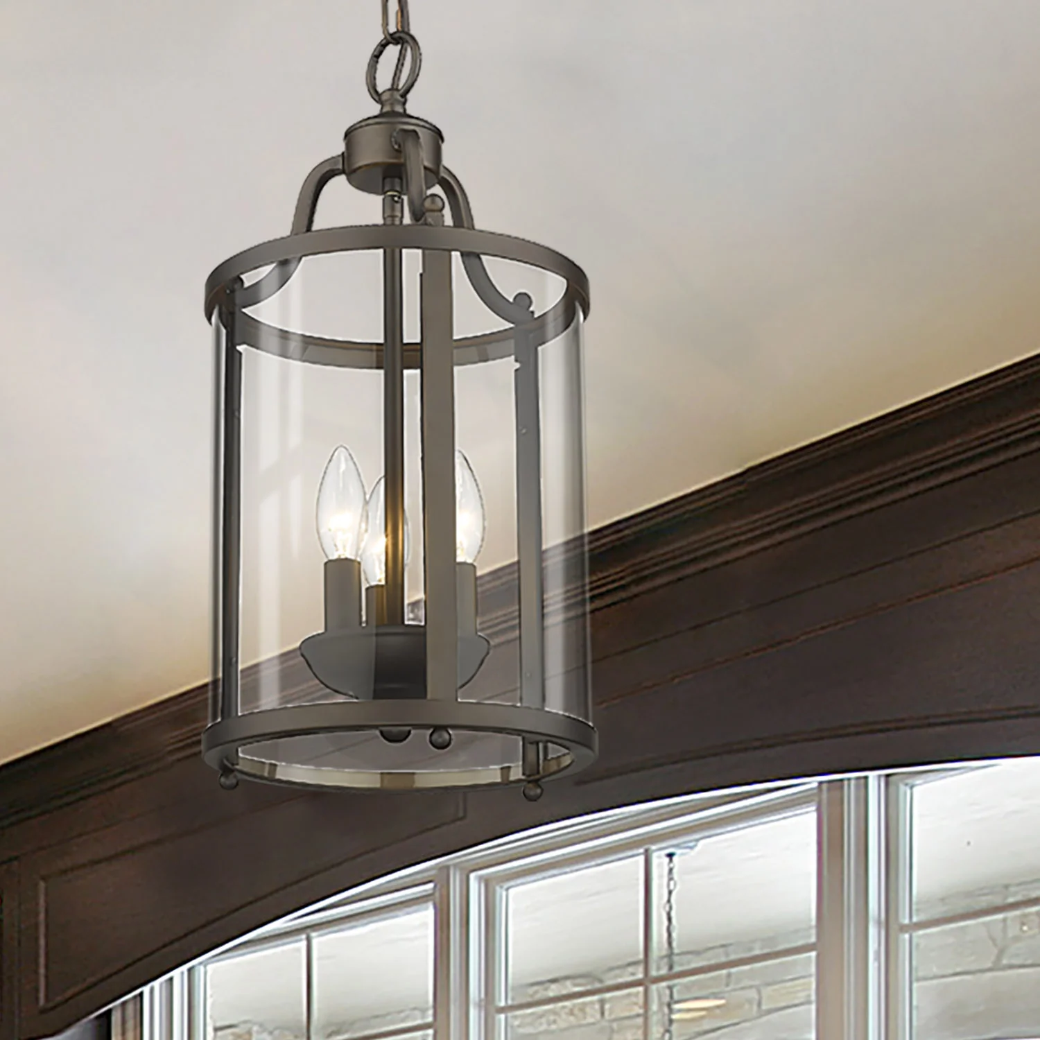 Payton 3-light Pendant in Rubbed Bronze - Image 5