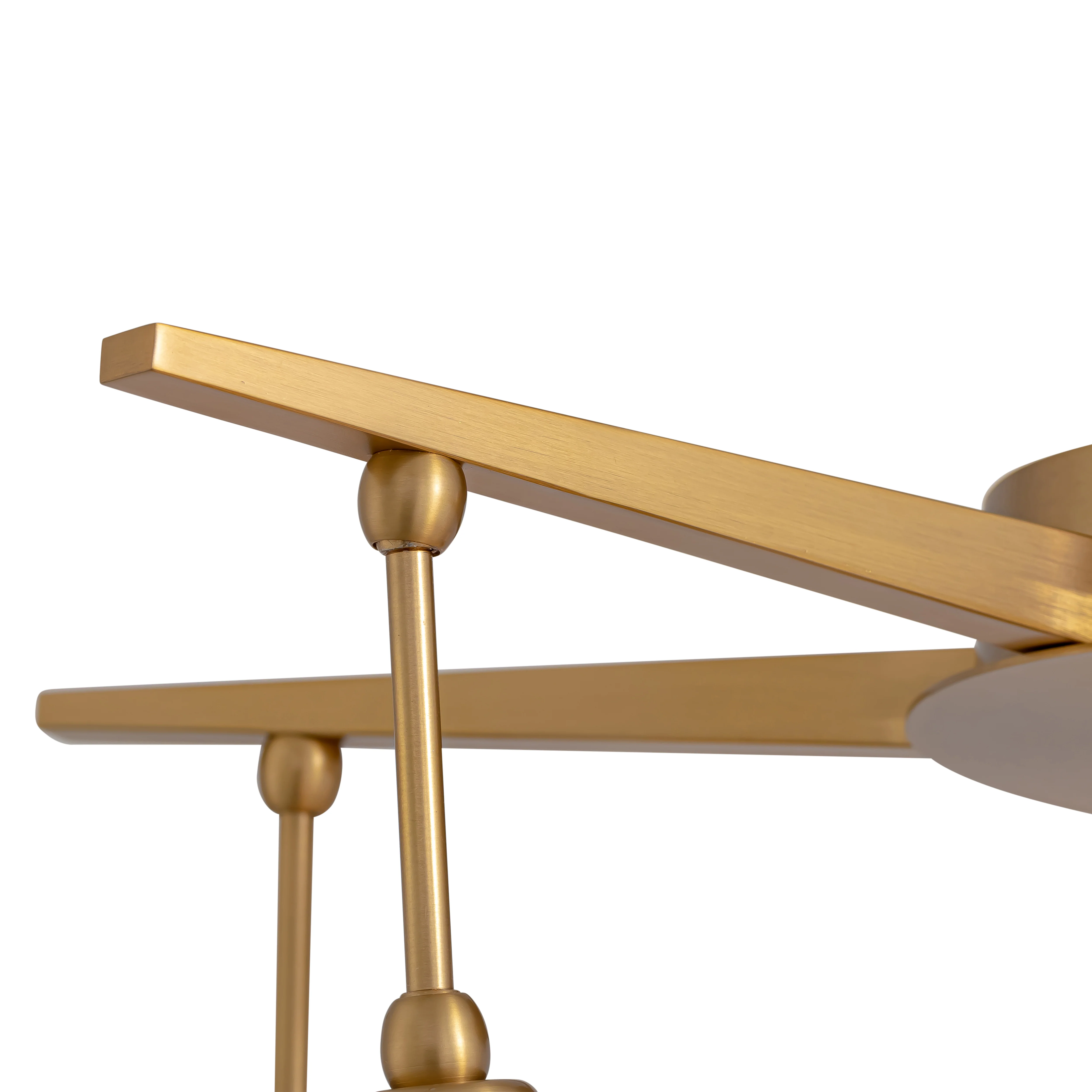Pearla Integrated LED 28in Pendant in Brushed Champagne Brass - Image 6