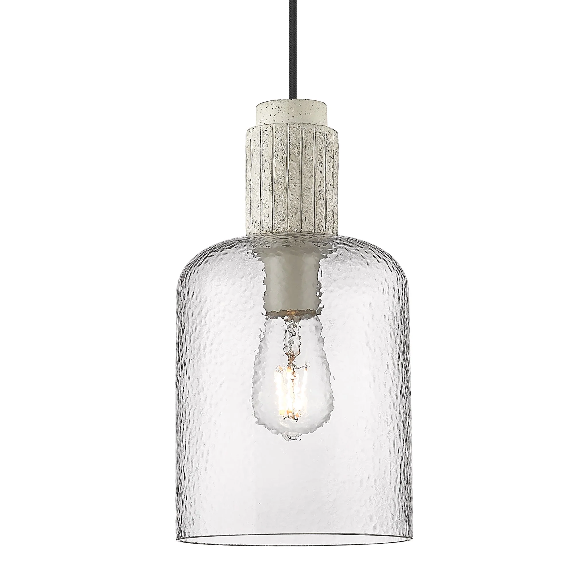 Pedra 1-light Pendant in Matte Black