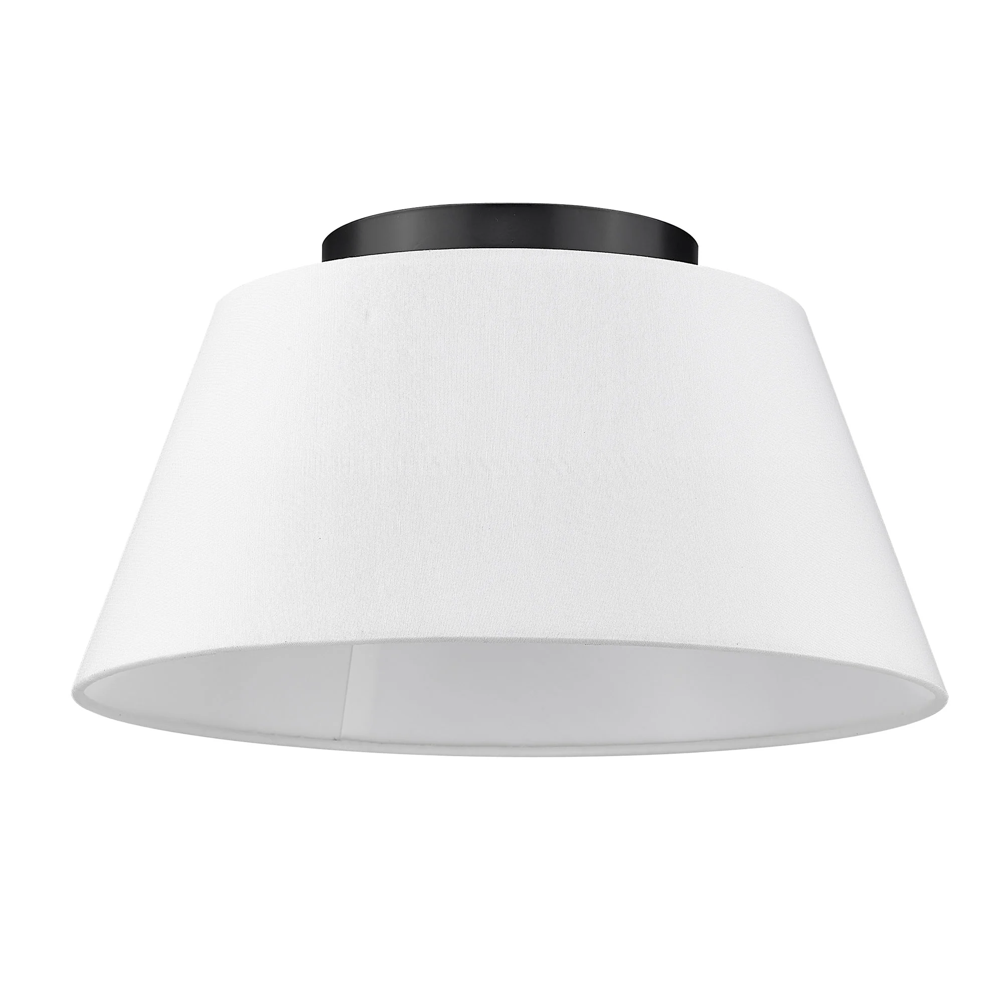 Penn 3-light Flush Mount in Matte Black - Image 4