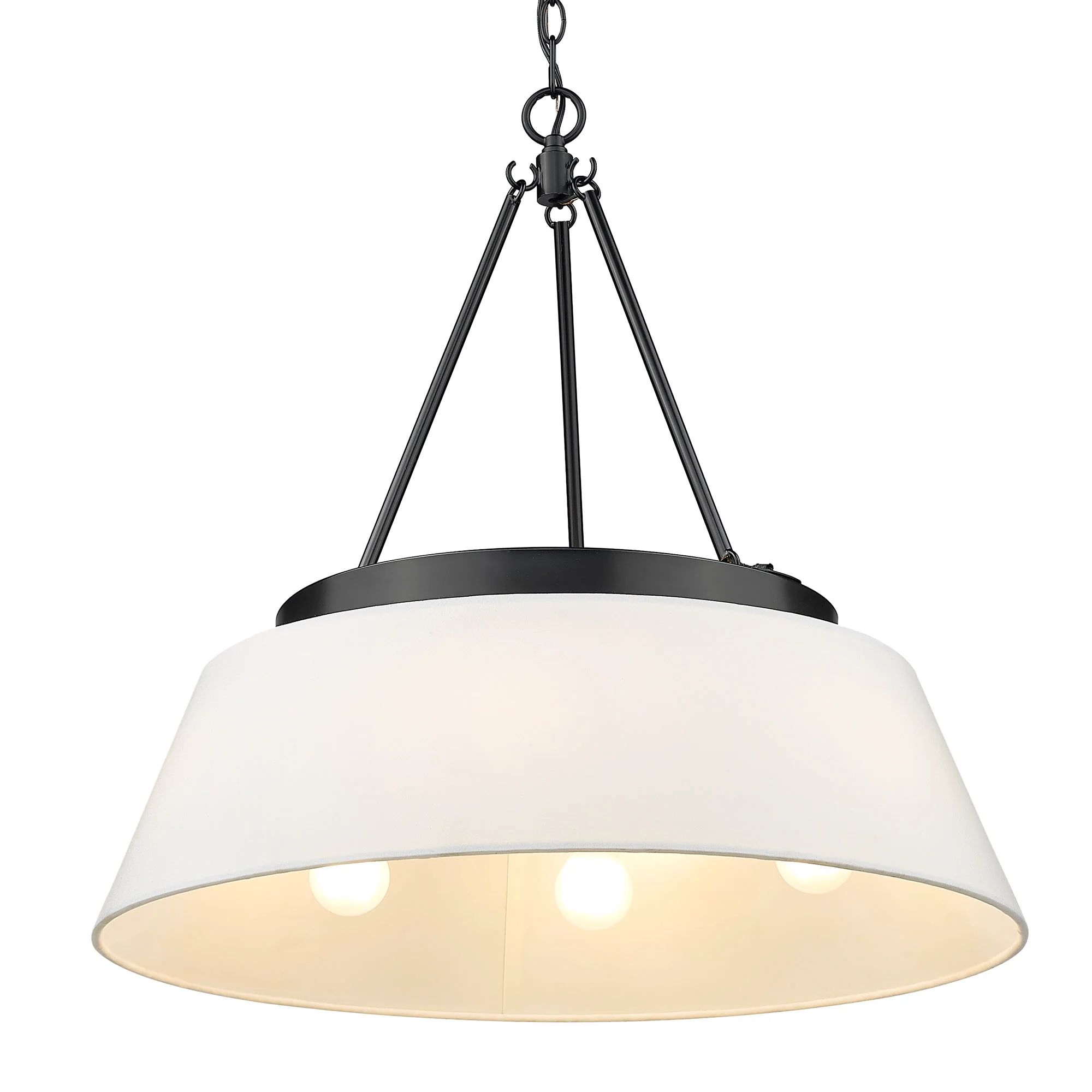 Penn 6-light Chandelier in Matte Black - Image 4
