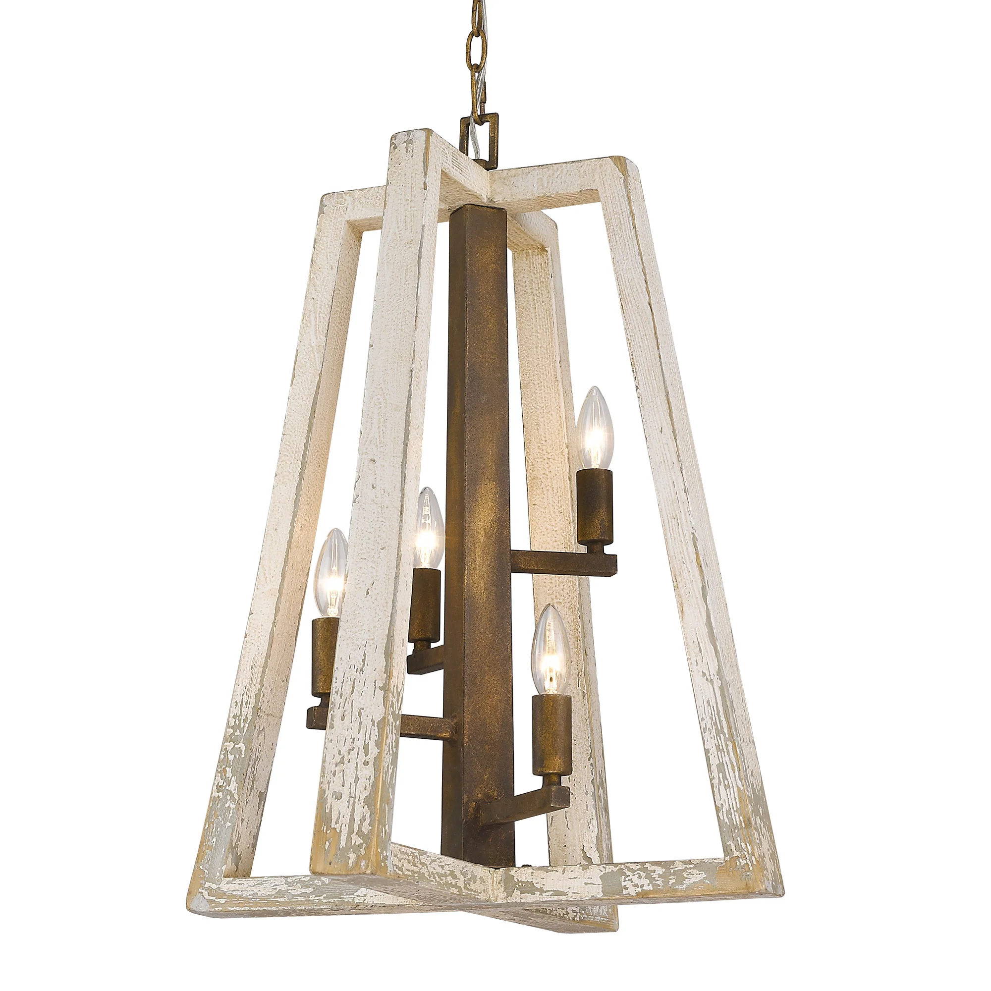 Pilar 4-light Pendant in Burnished Chestnut - Image 3