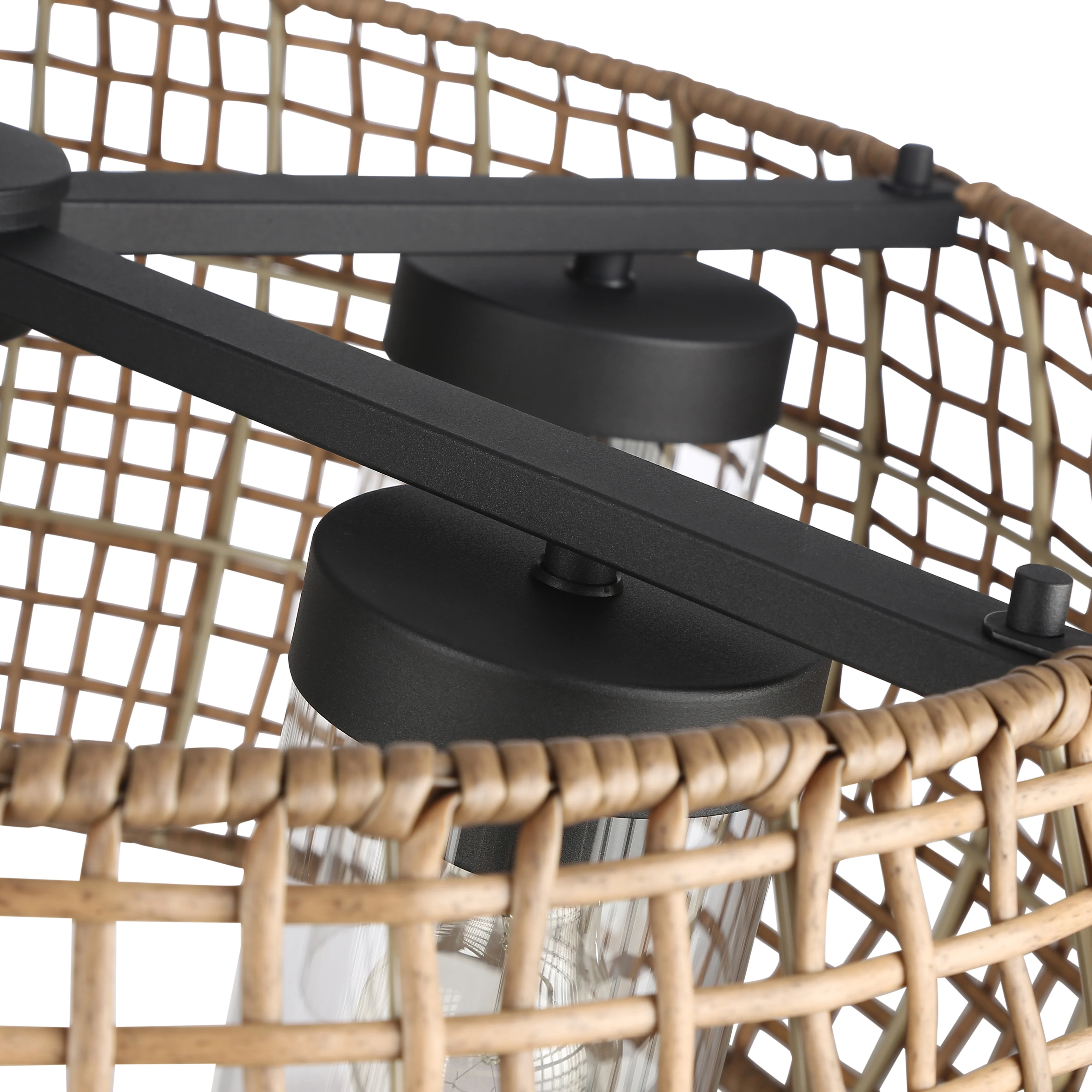 Piper 5-light Outdoor Ceiling in Natural Black - Image 6