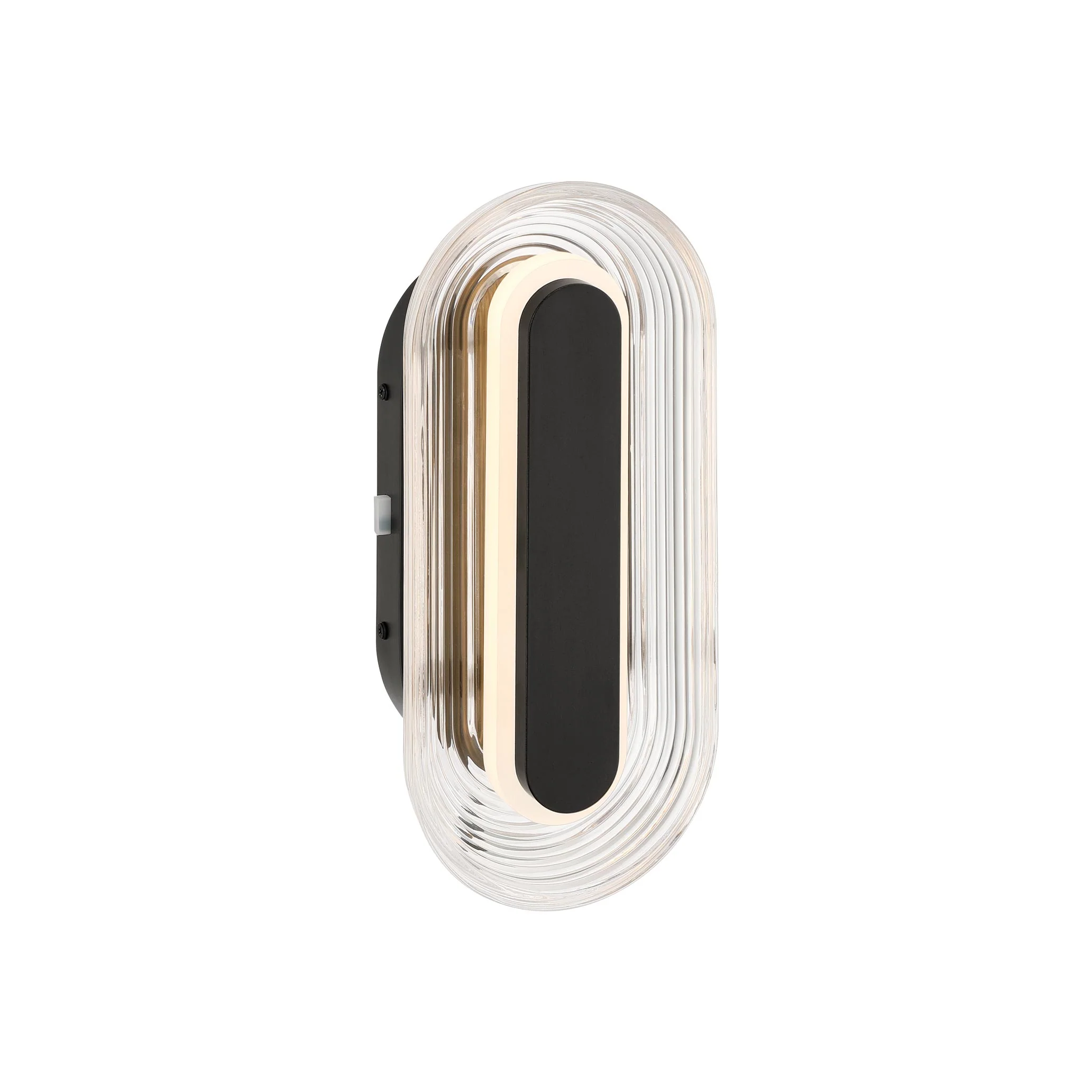 Plexus Integrated LED 13" Outdoor Wall in Matte Black - Image 3