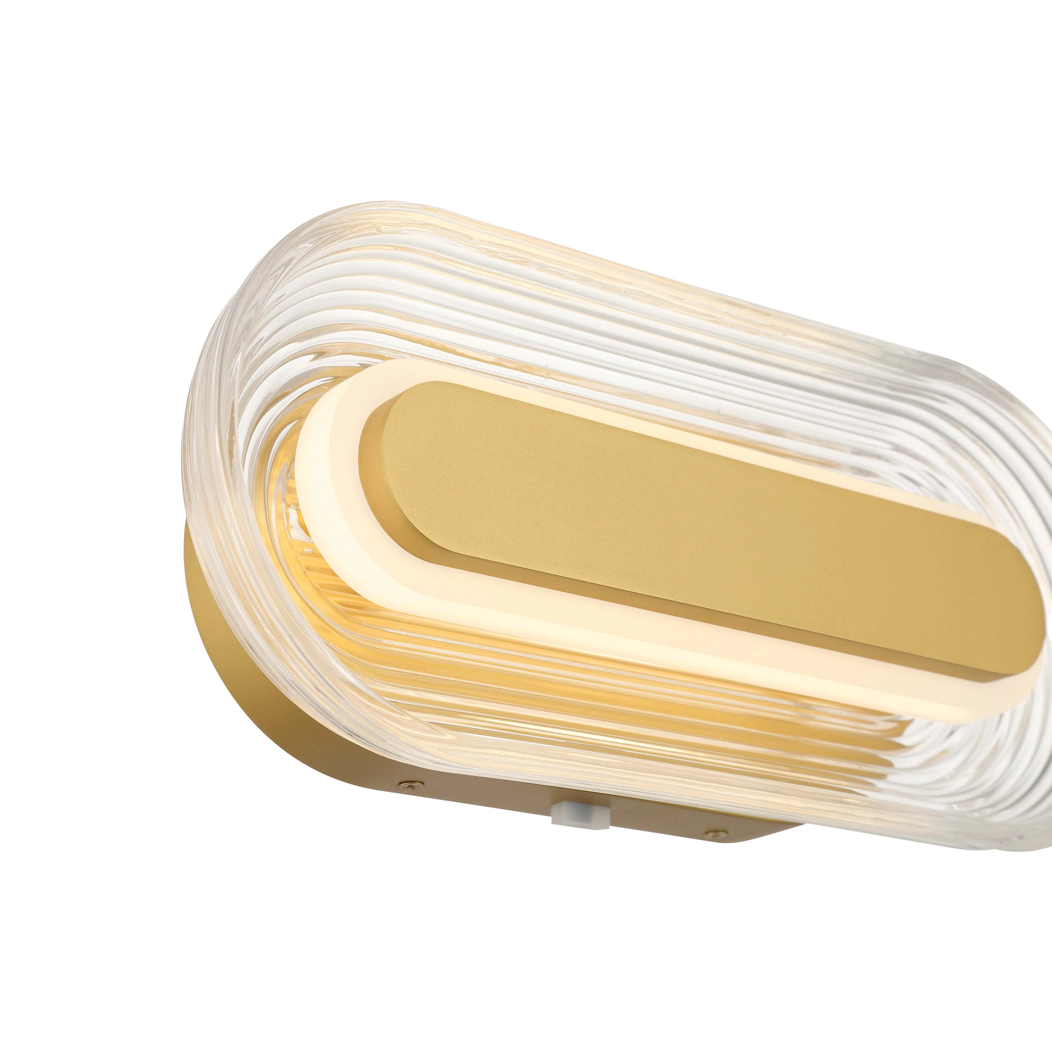 Plexus Integrated LED 13" Outdoor Wall in Satin Brushed Gold - Image 8