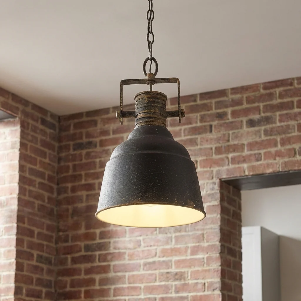 Quarry 1-light Pendant in Antique Black Iron - Image 5
