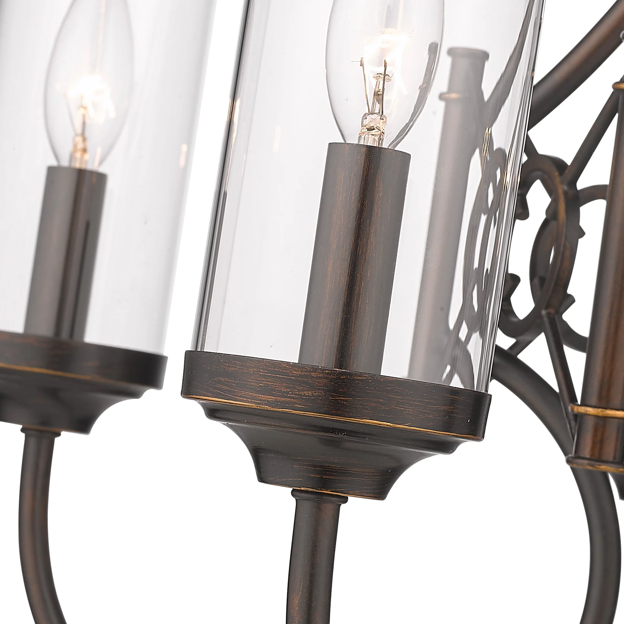 Quincy 5-light Chandelier in Cordoban Bronze - Image 5