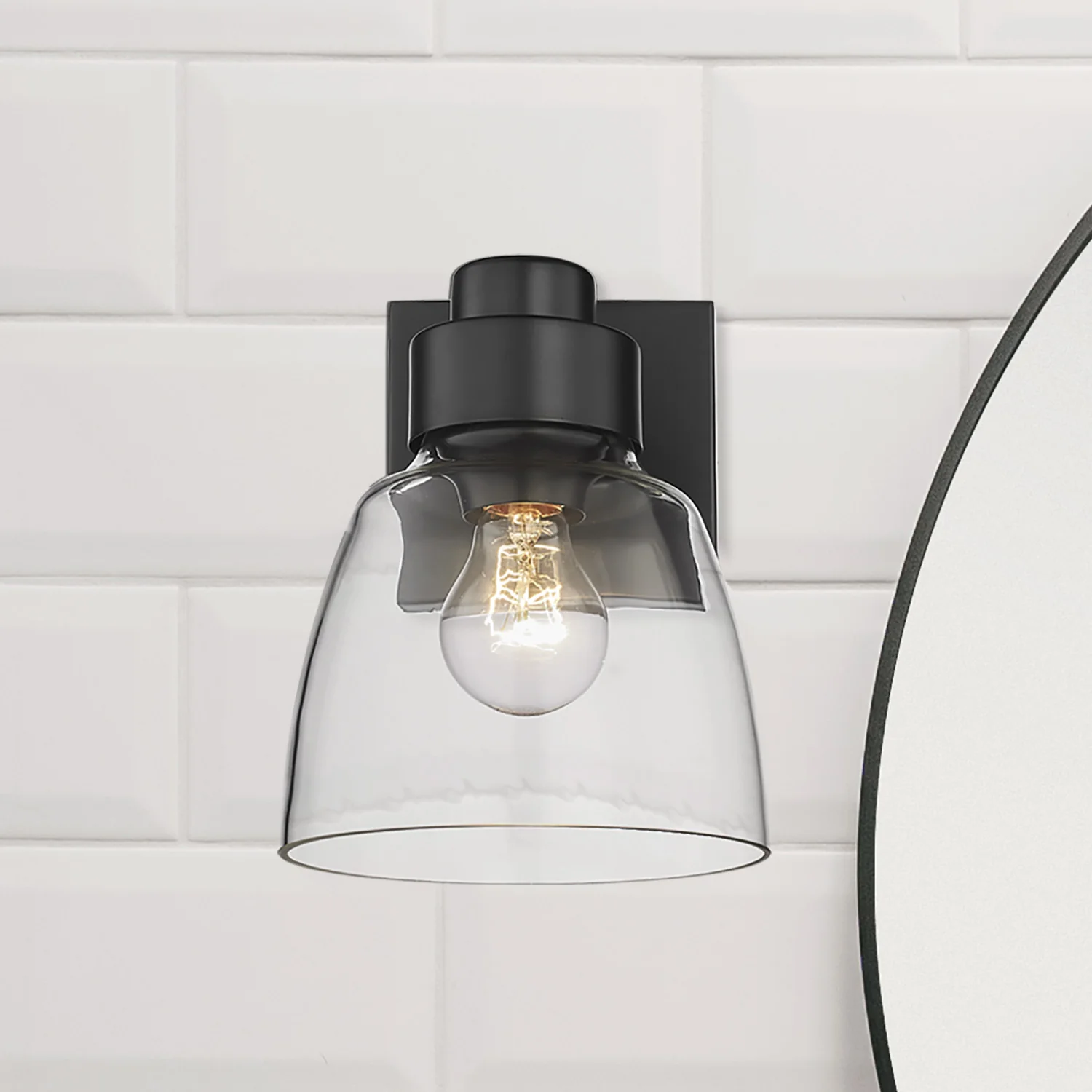 Remy 1-light Wall Sconce in Matte Black - Image 6
