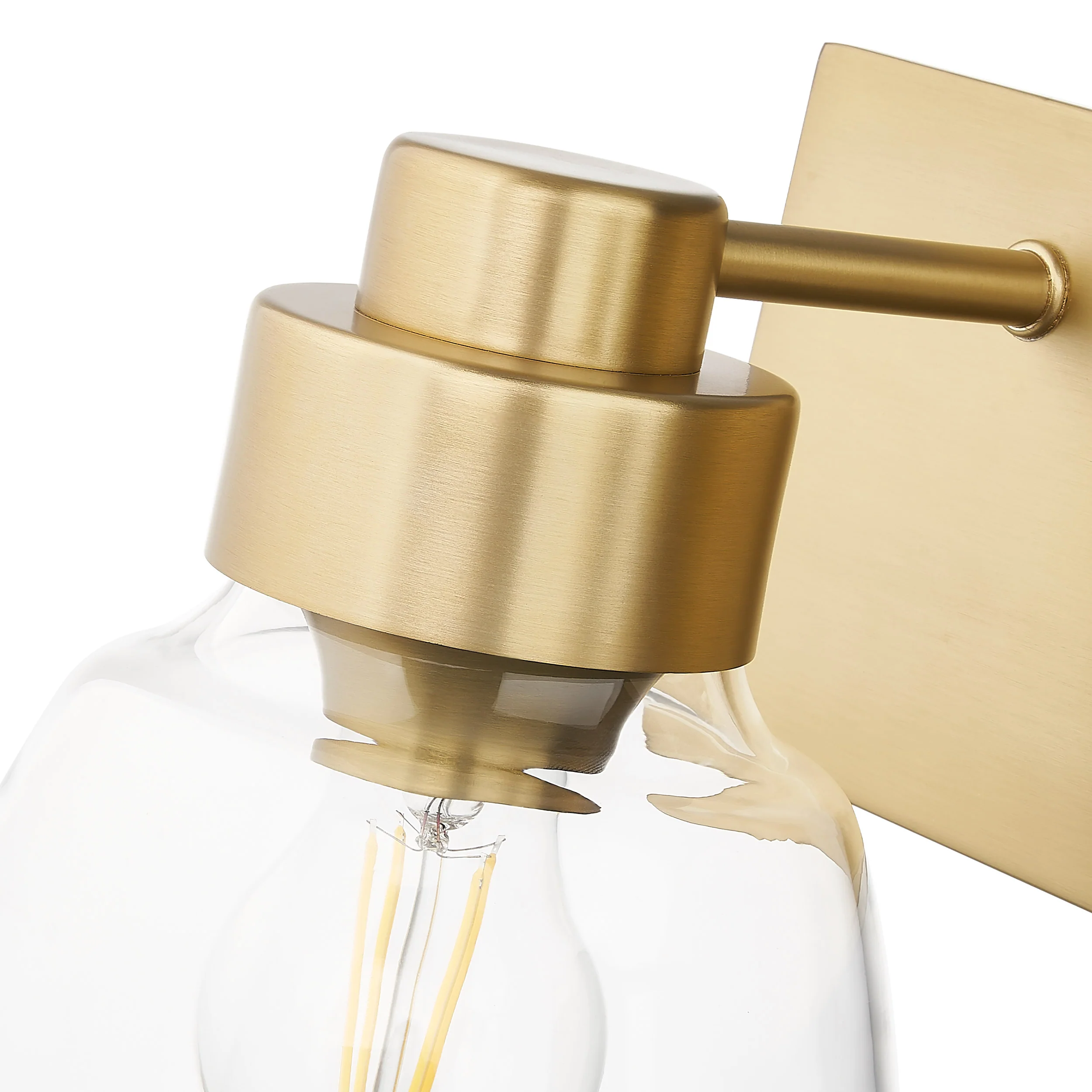 Remy 2-light Vanity in Brushed Champagne Brass - Image 5