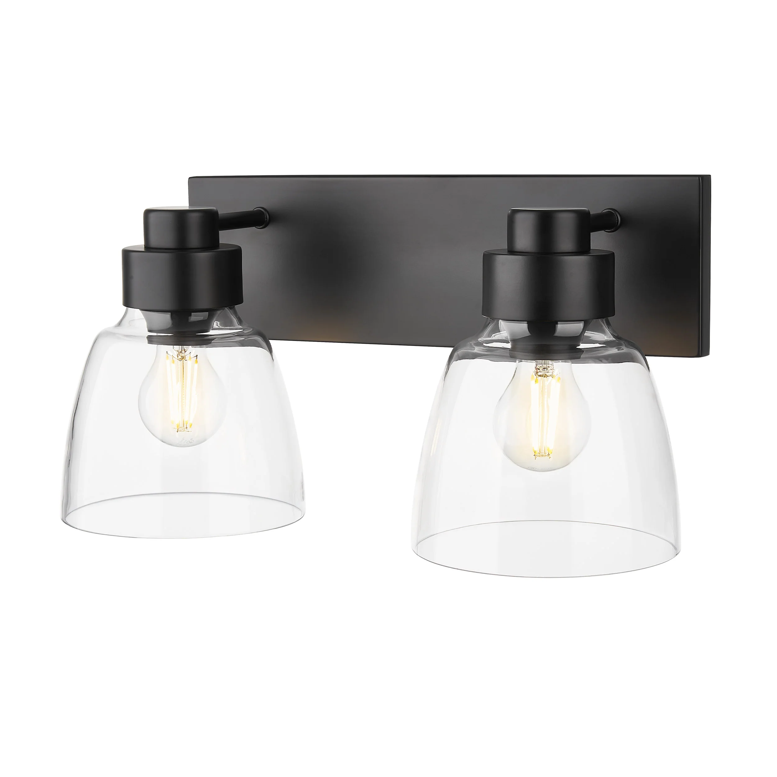 Remy 2-light Vanity in Matte Black - Image 2
