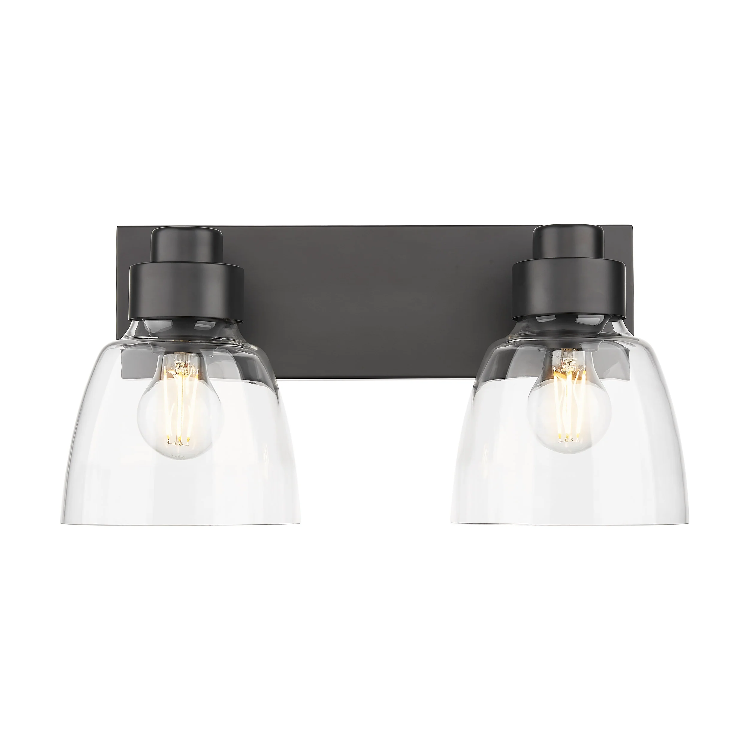 Remy 2-light Vanity in Matte Black - Image 3